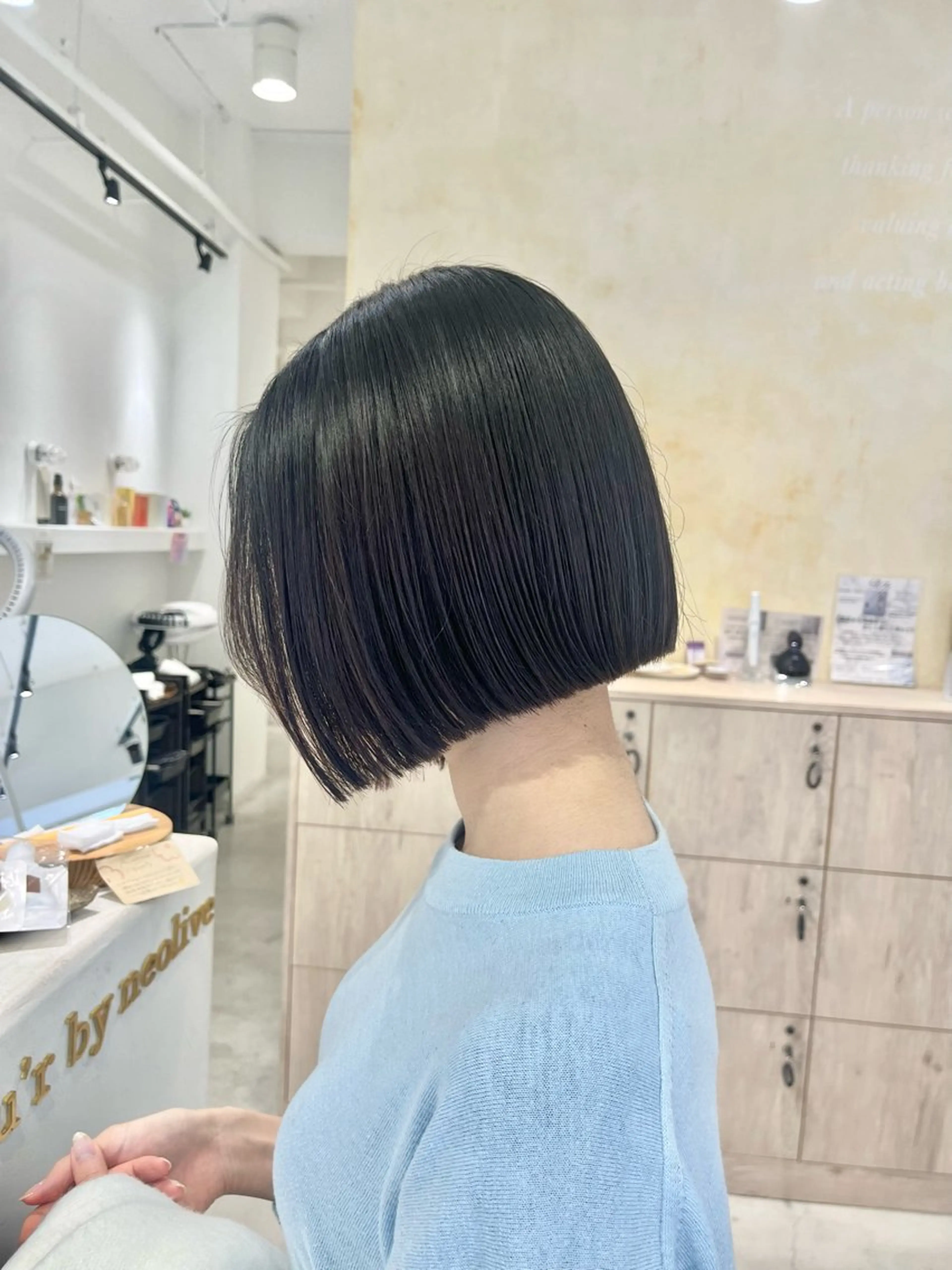 ショート カット ボブ/美髪矯正 /佐藤　奈巳のヘアスタイル