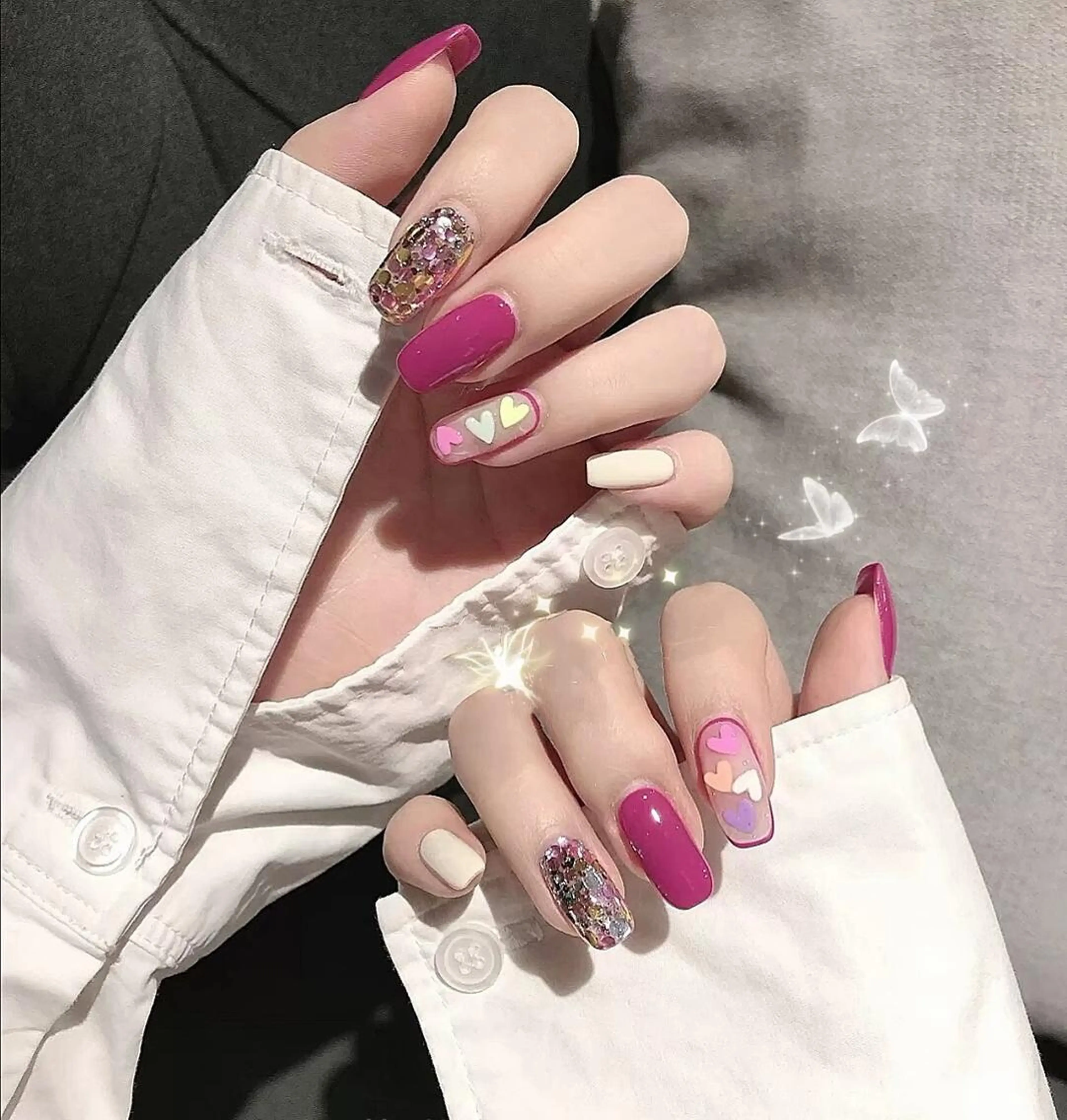 カラー ネイル Moonstone Salonのネイルデザイン