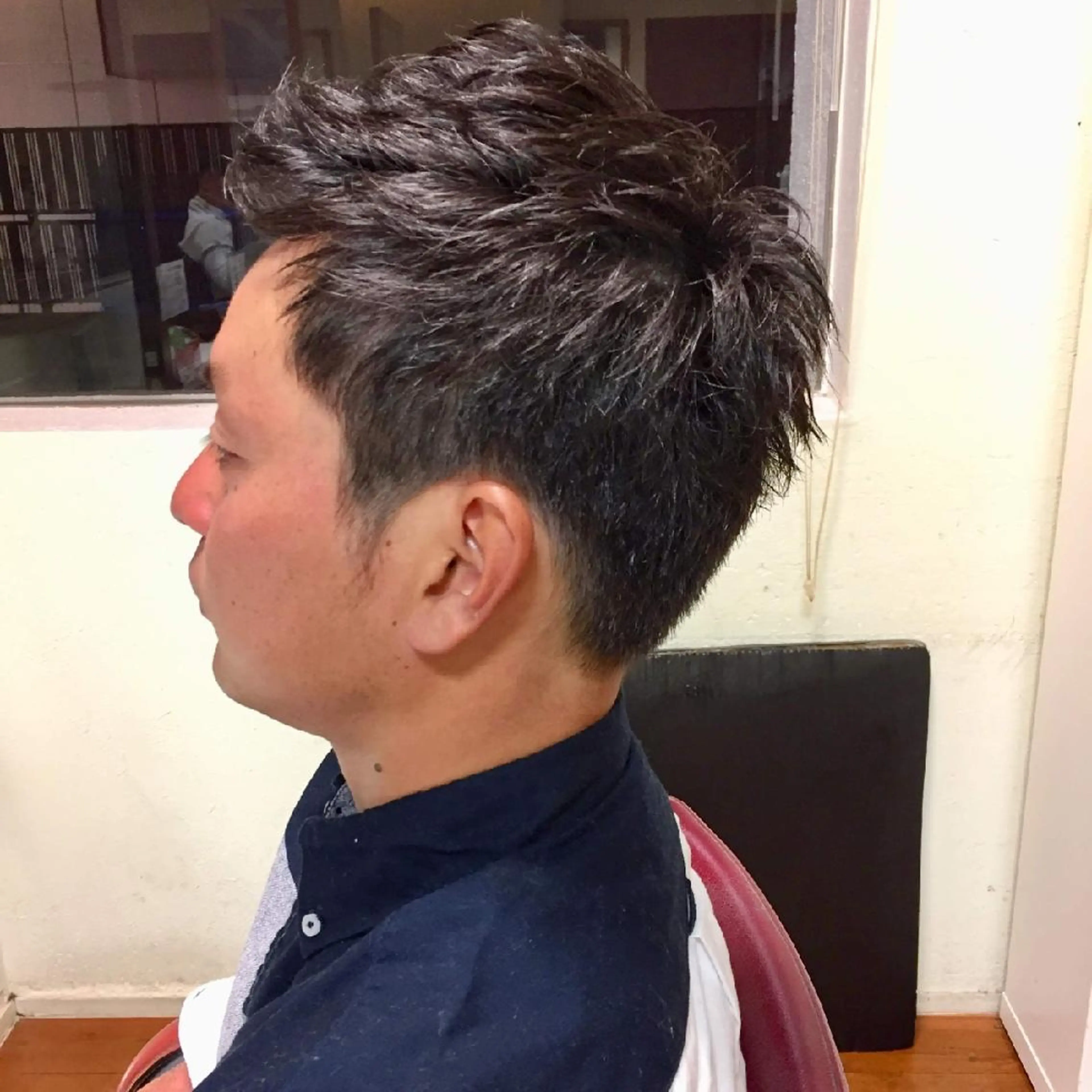 ショート パーマ メンズ カット パーマ ohno junのヘアスタイル