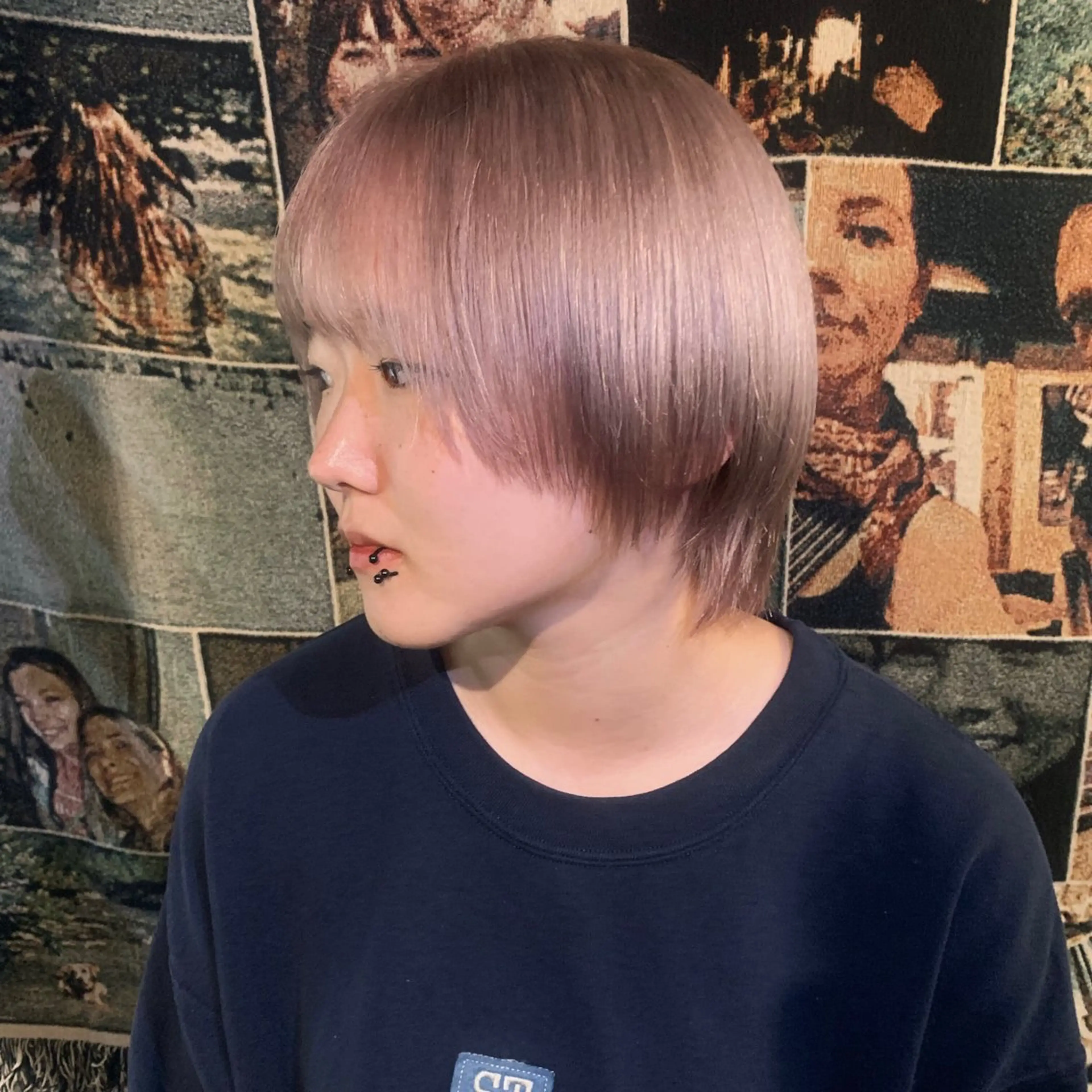 ショート ヘアカラー 中村 功樹のヘアスタイル