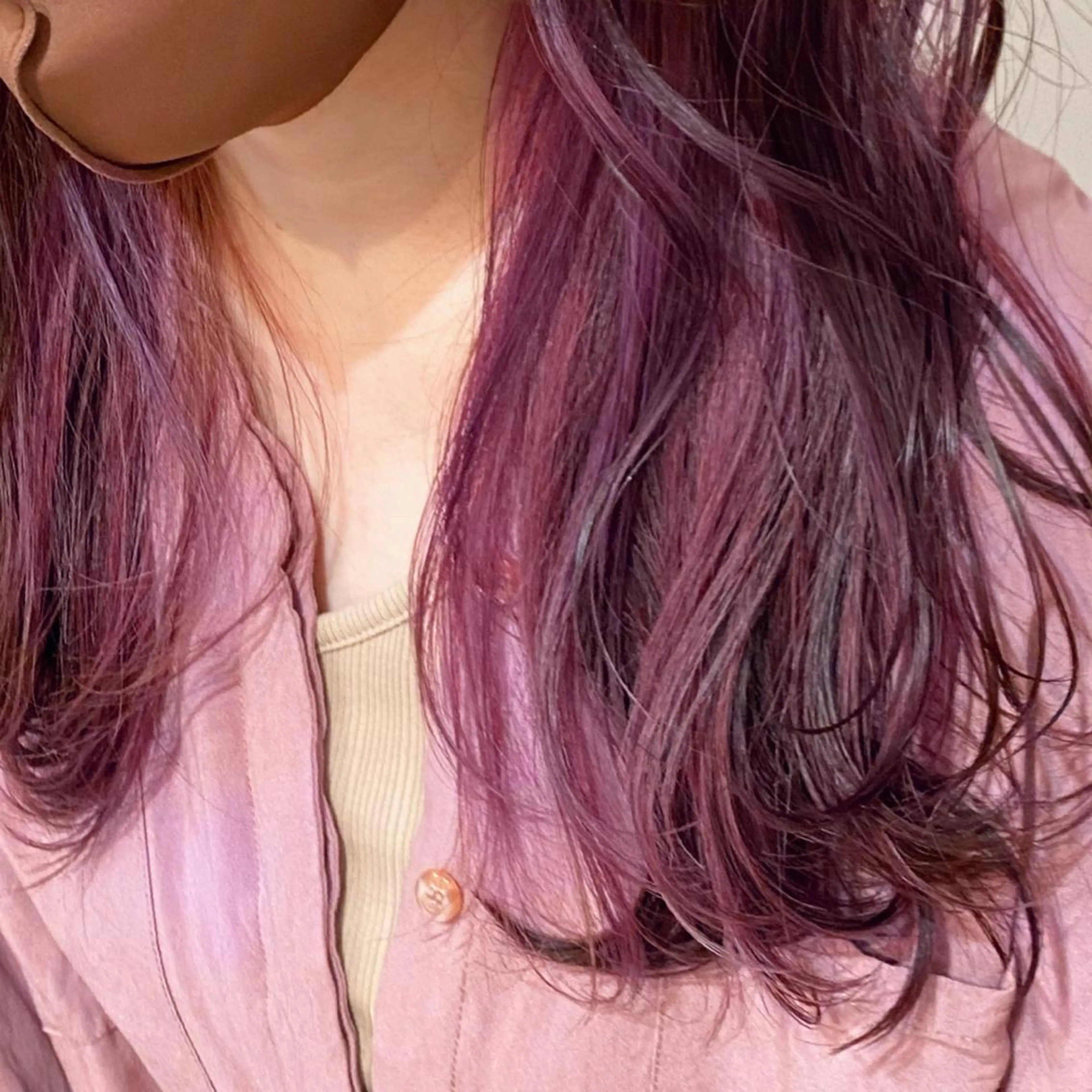 ミディアム カラー AMI Hair  supply所属・髪質改善カラー韓国風 レイヤーtudaのヘアスタイル