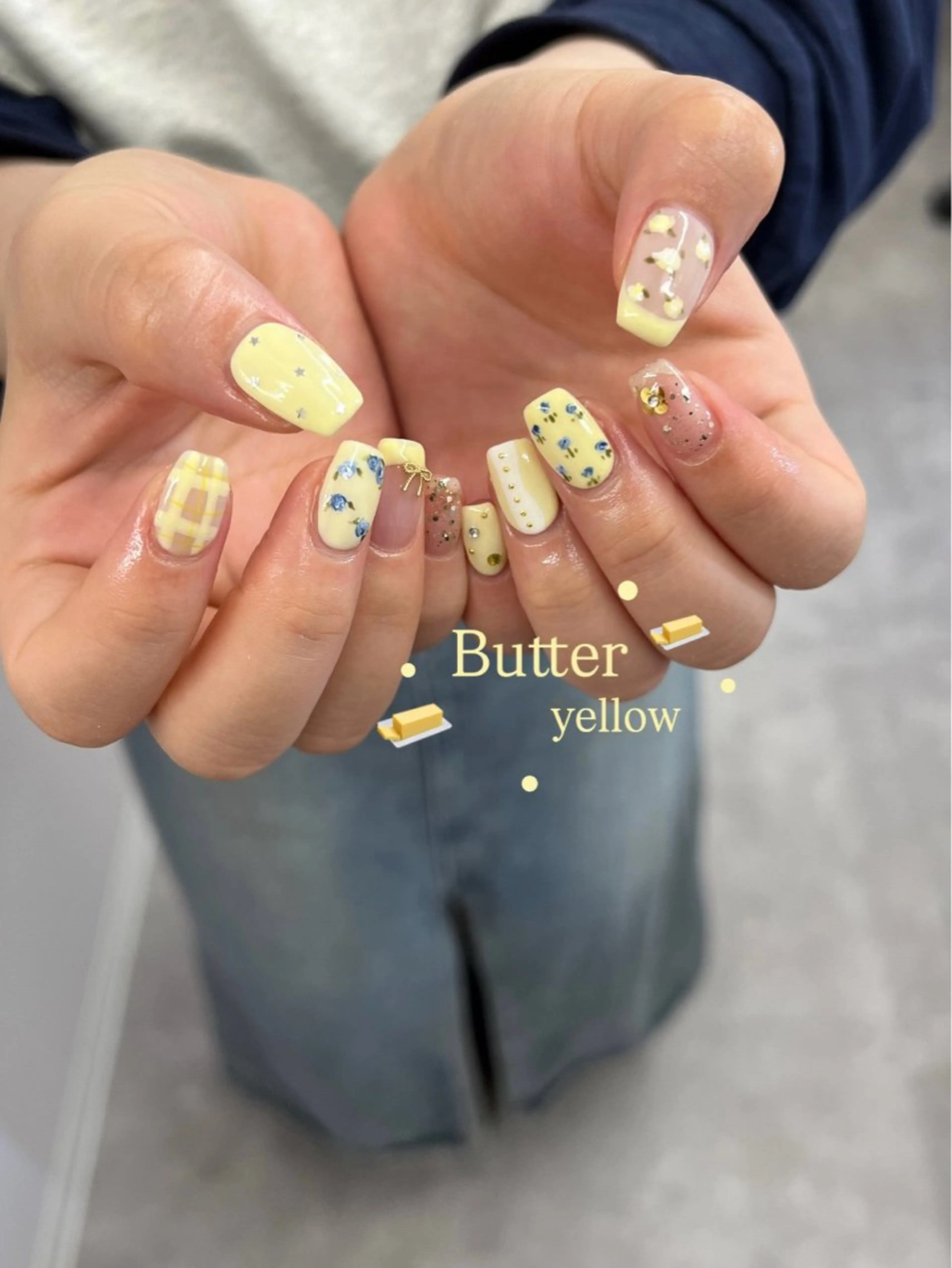 ネイル ジェルネイル マグネットネイル ニュアンスネイル パラジェル リボン ハンドネイル ハンドケア Bana_ Nailのネイルデザイン