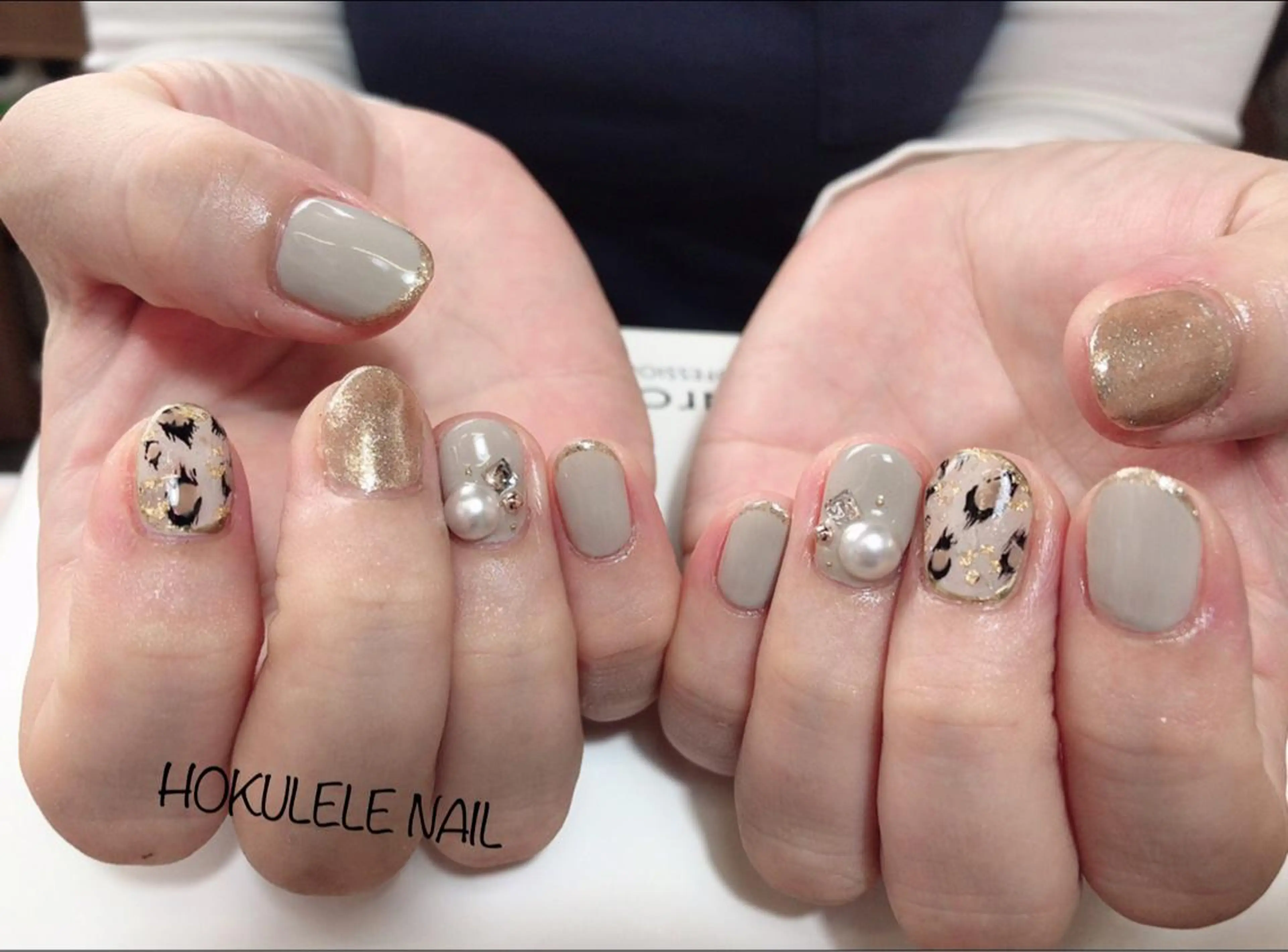 ネイル アニマル柄 アートネイル MIHO ☆のネイルデザイン