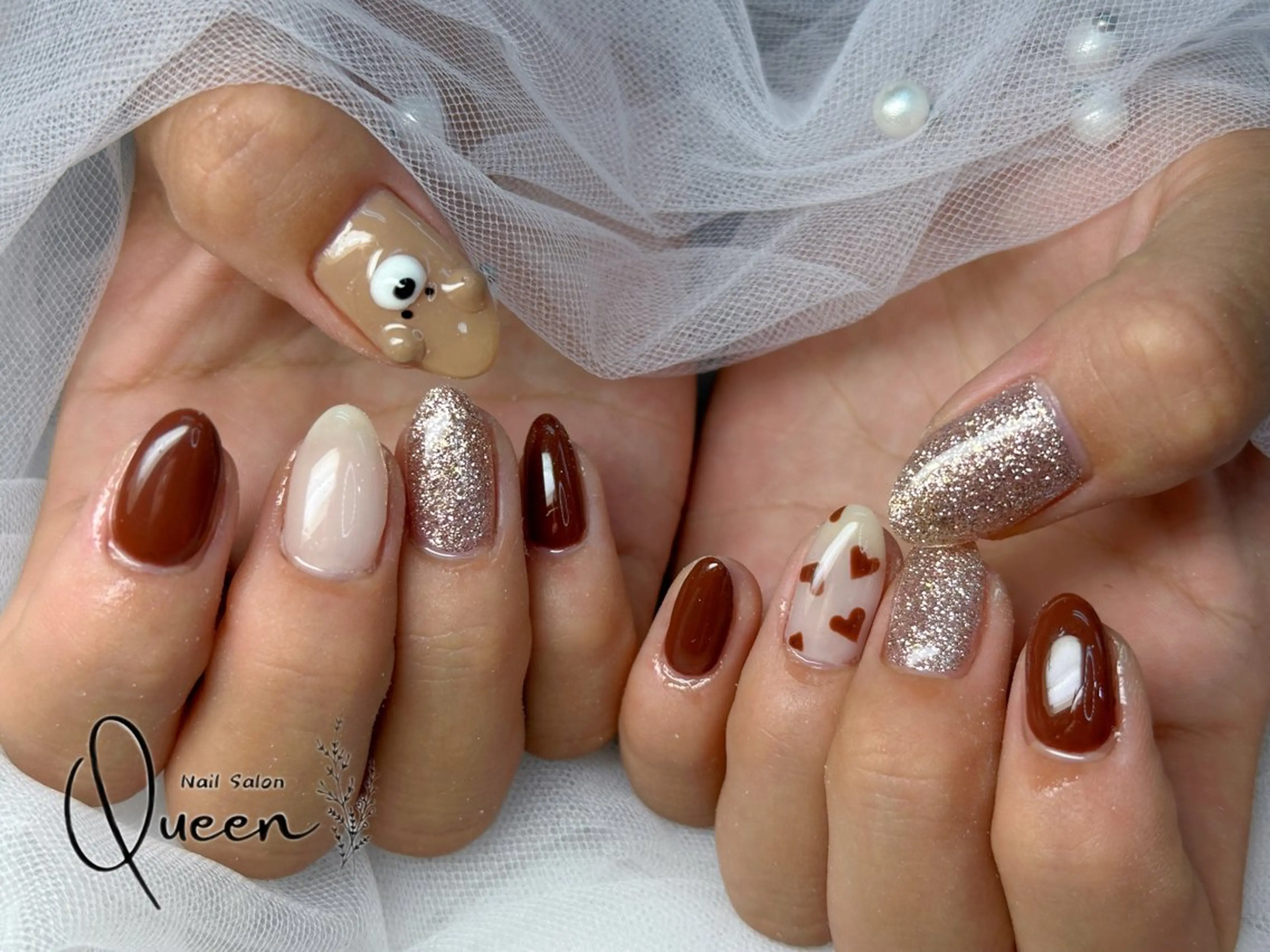 ネイル ハンドネイル Queennail 北堀江AYAのネイルデザイン