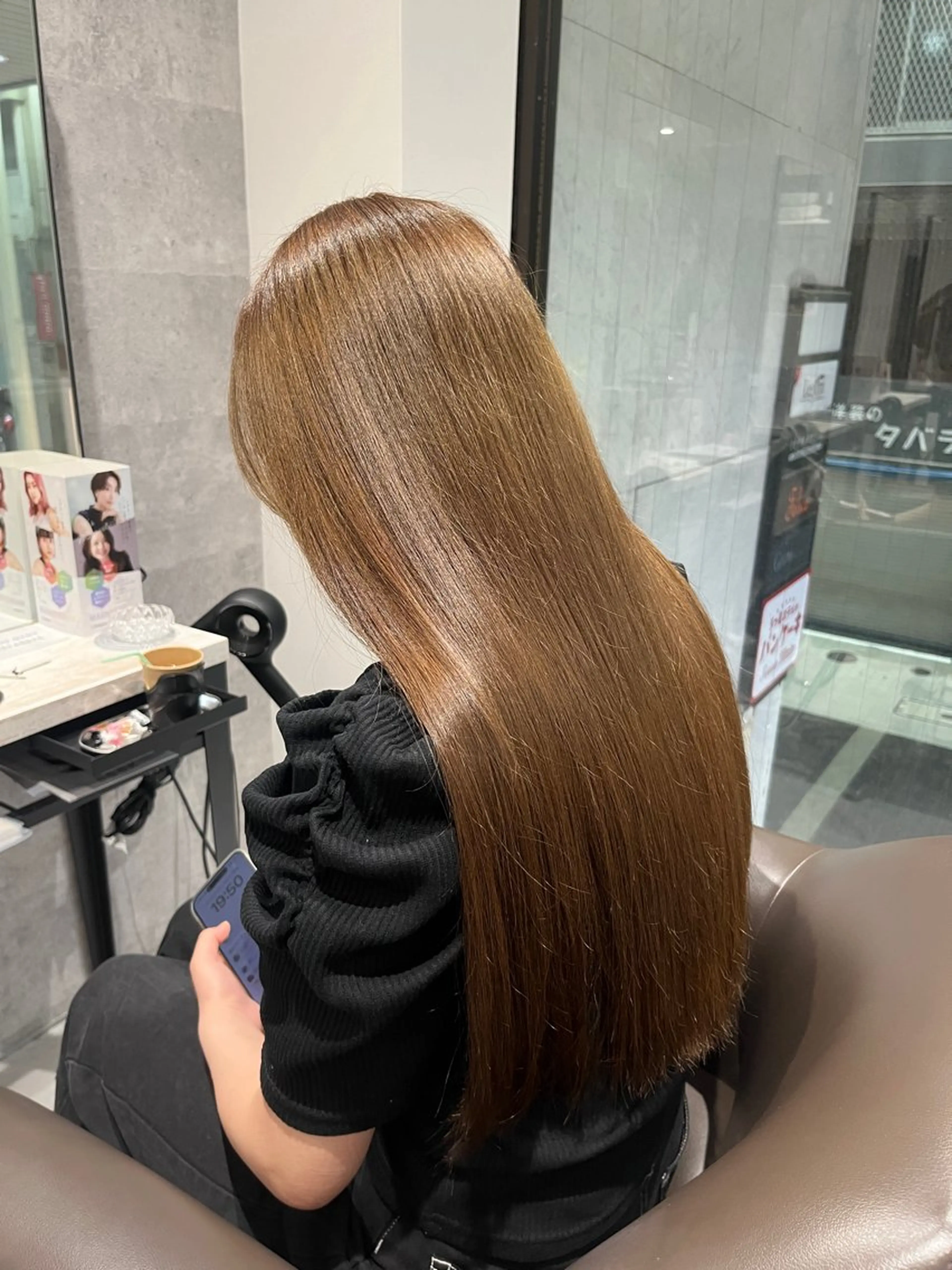 ロング カラー ヘアカラー Grow by NYNY 坂本 理輝のヘアスタイル