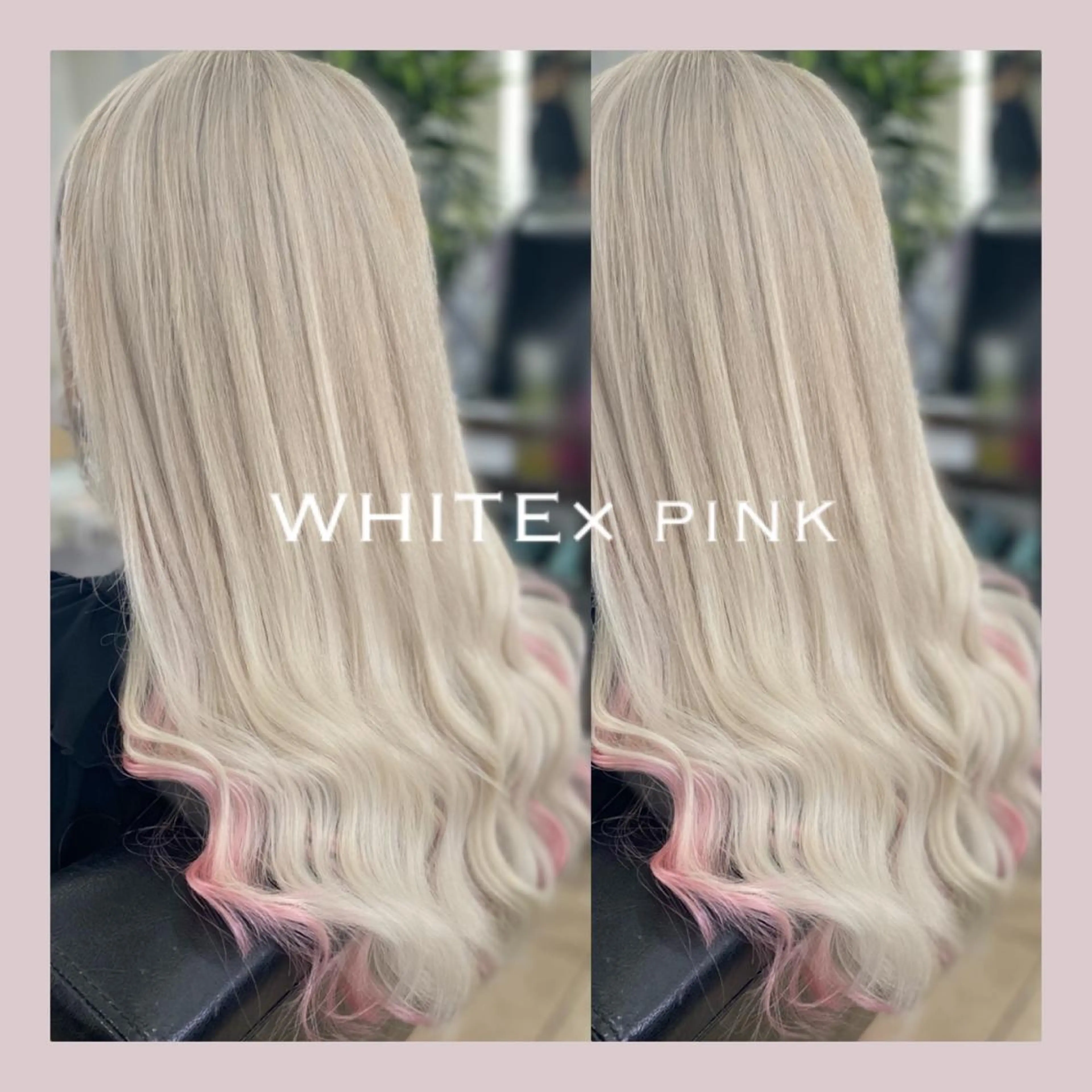 【人気👑No.2】💜Wカラー+高級人毛シールエクステ80本💜 エクステカット無料の写真