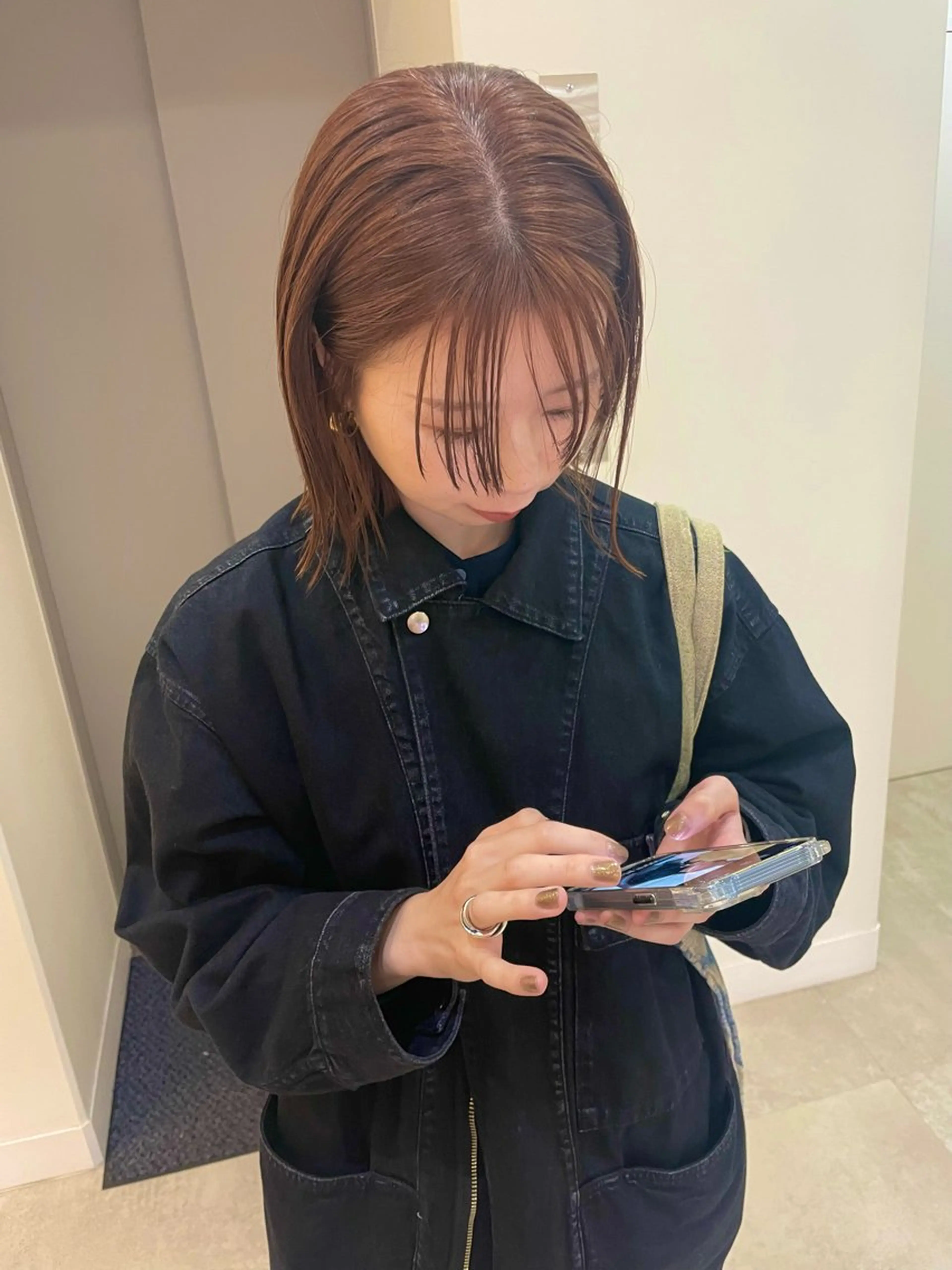 ミディアム 東京の技術を 京都で✂︎🕊️💖のヘアスタイル