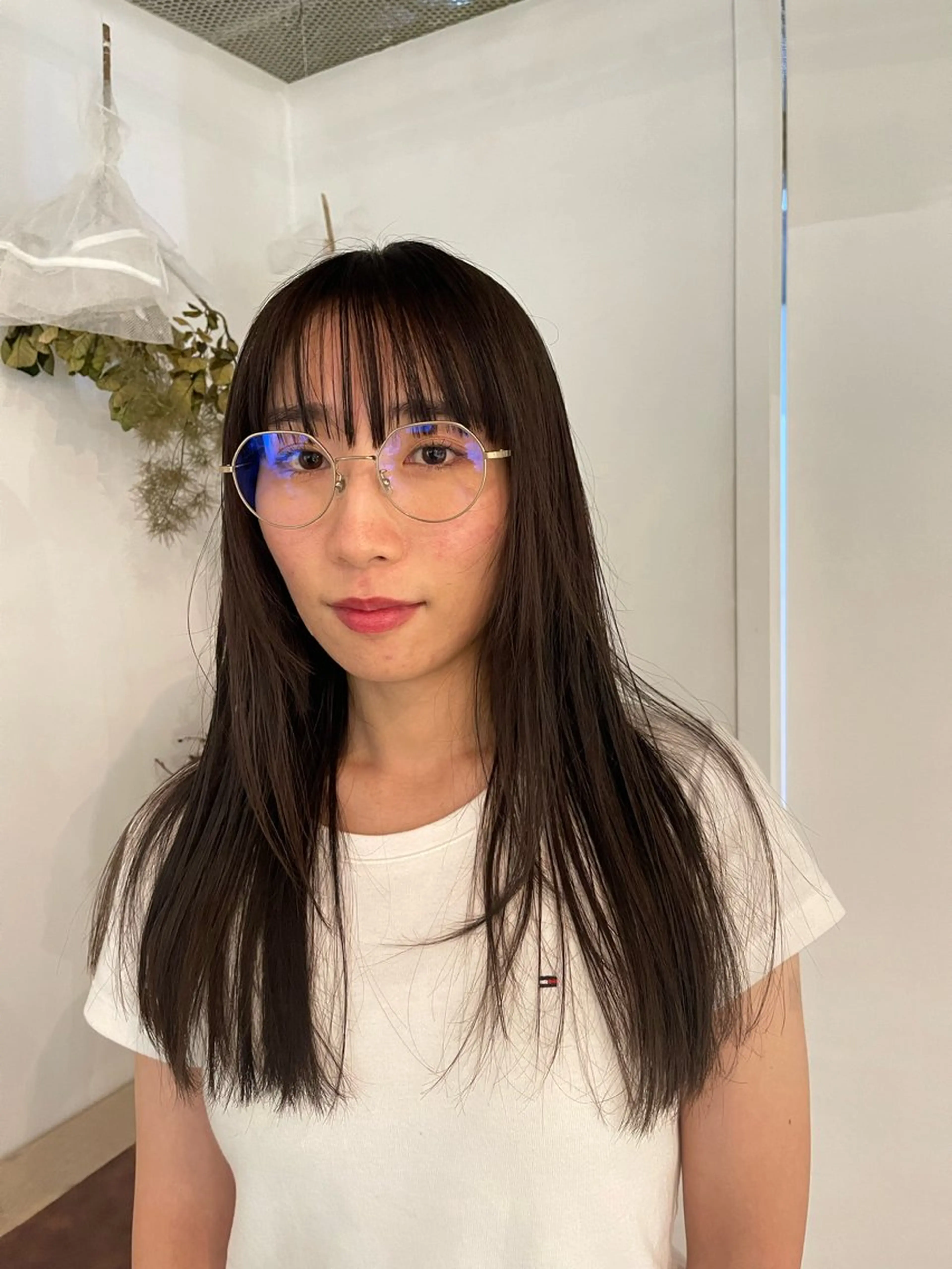 ロング ボブ/レイヤー /河内温太のヘアスタイル