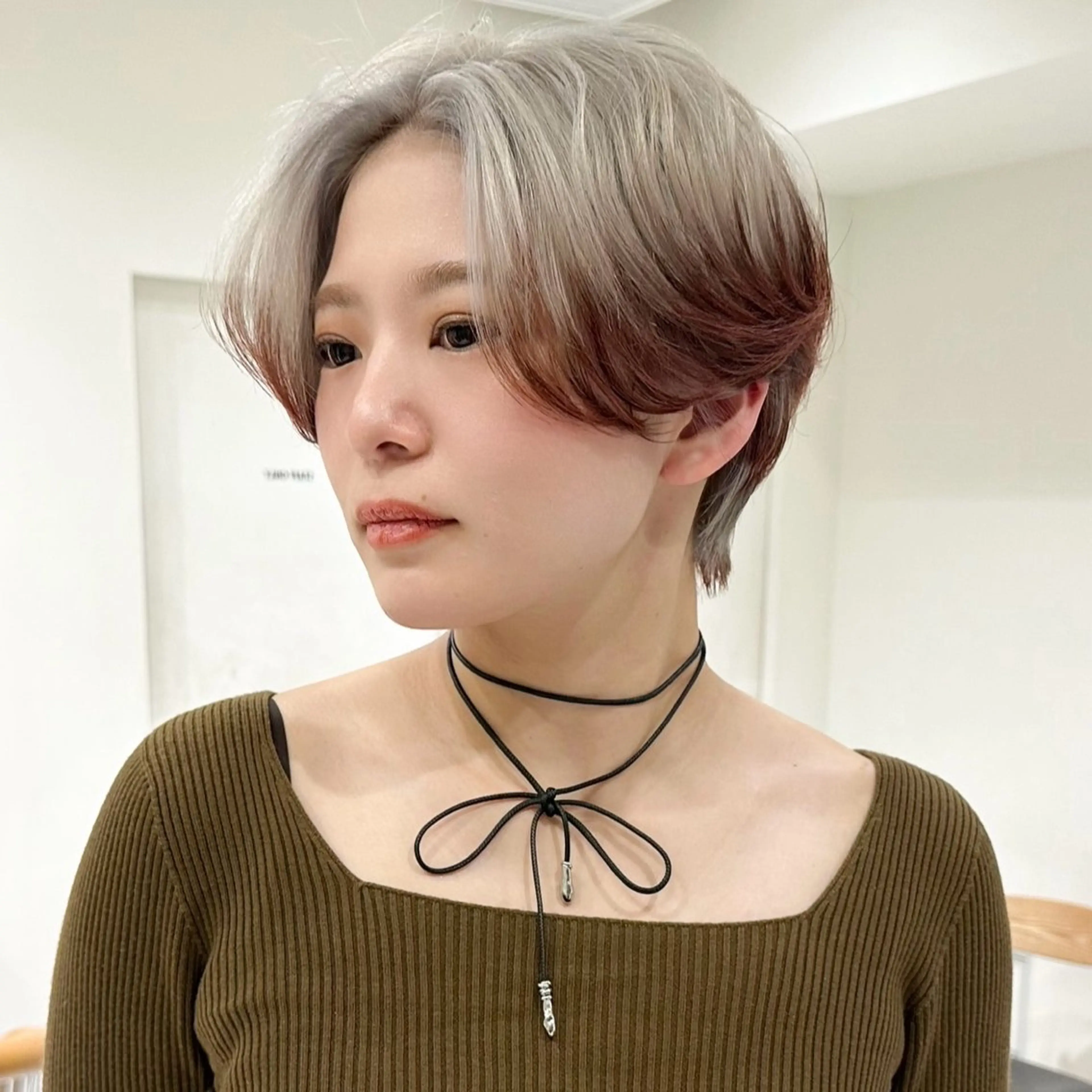 ショート カット ヘアカラー ショート特化✨ 津々美のヘアスタイル