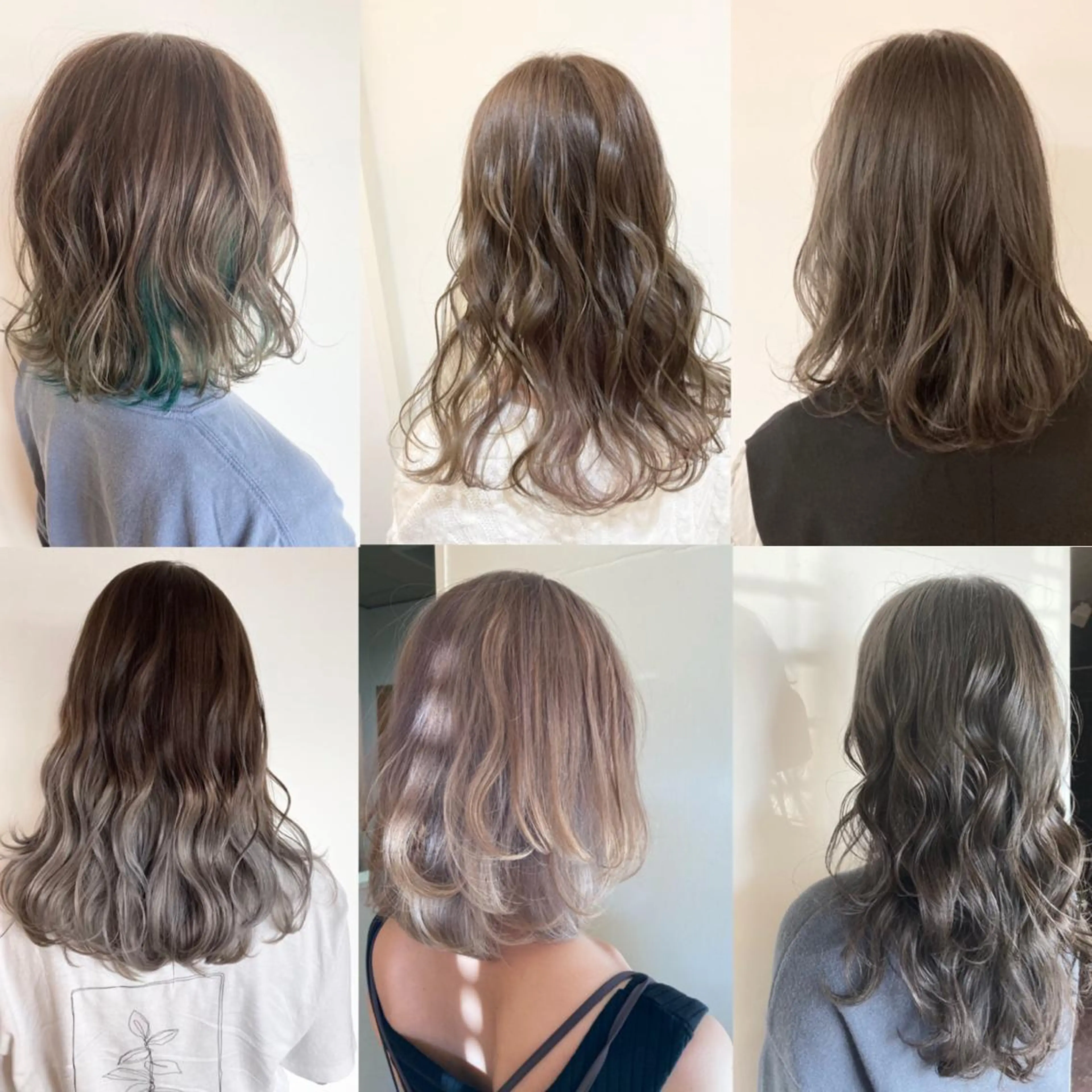 ミディアム カラー ブリーチ デザインカラー ペッツ本店 スタイリスト増田ゆきのヘアスタイル