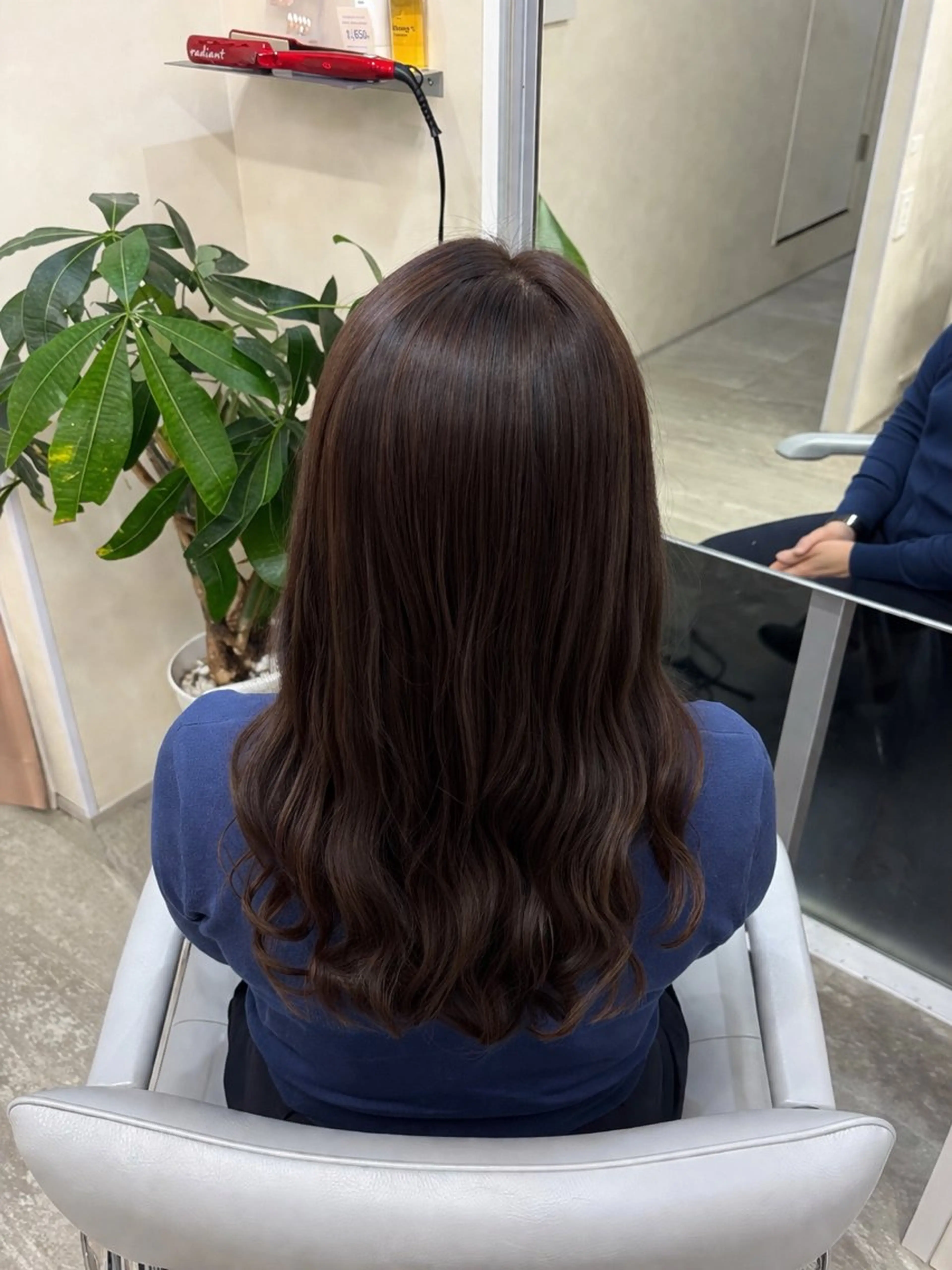 セミロング セミロングパーマ カット パーマ モデル様大募集🎀 藤岡瑞穂のヘアスタイル
