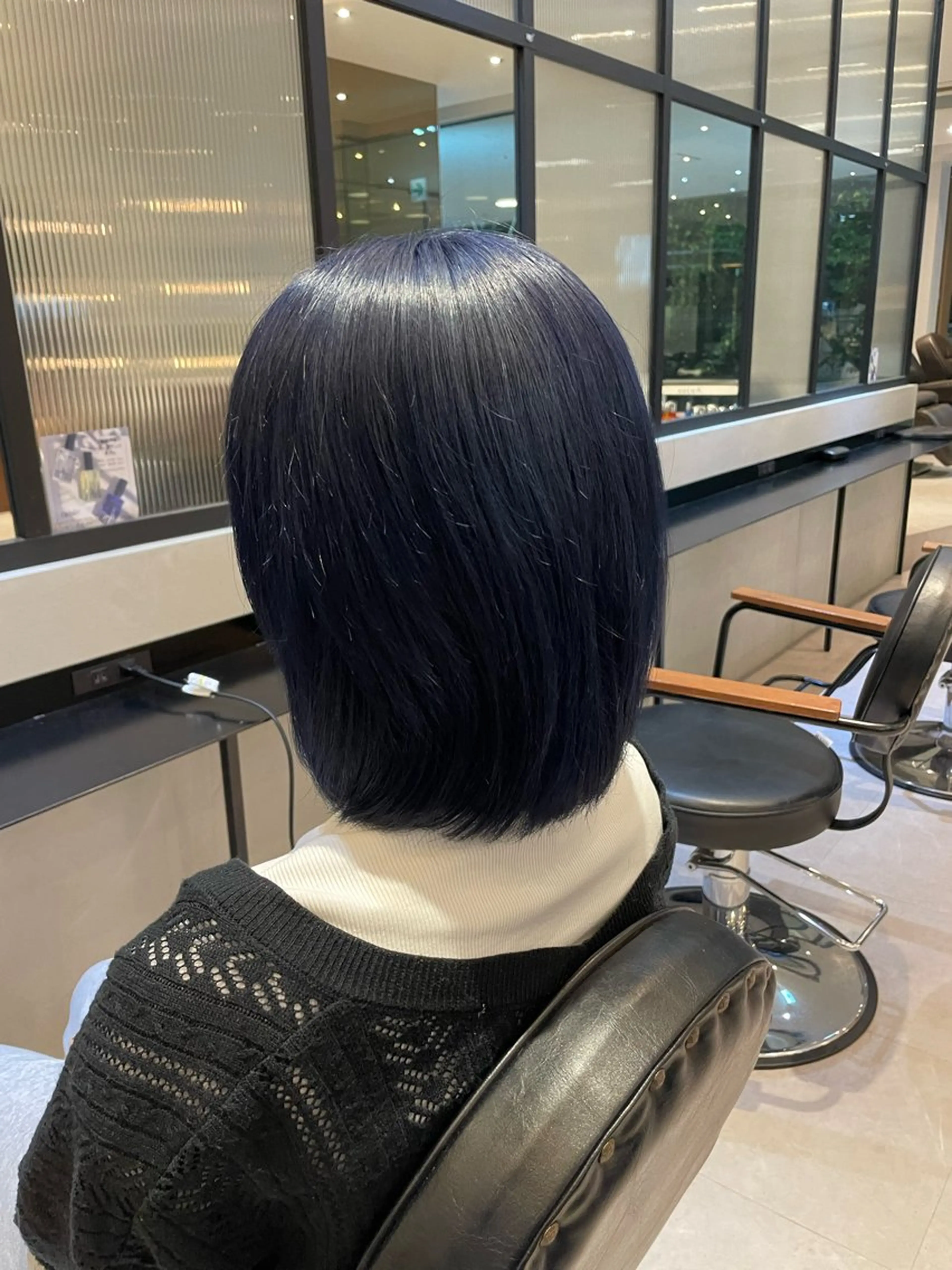 ミディアム カット ヘアカラー トリートメント オリーブカラー🫒/ ハッシュカット/みゆのヘアスタイル