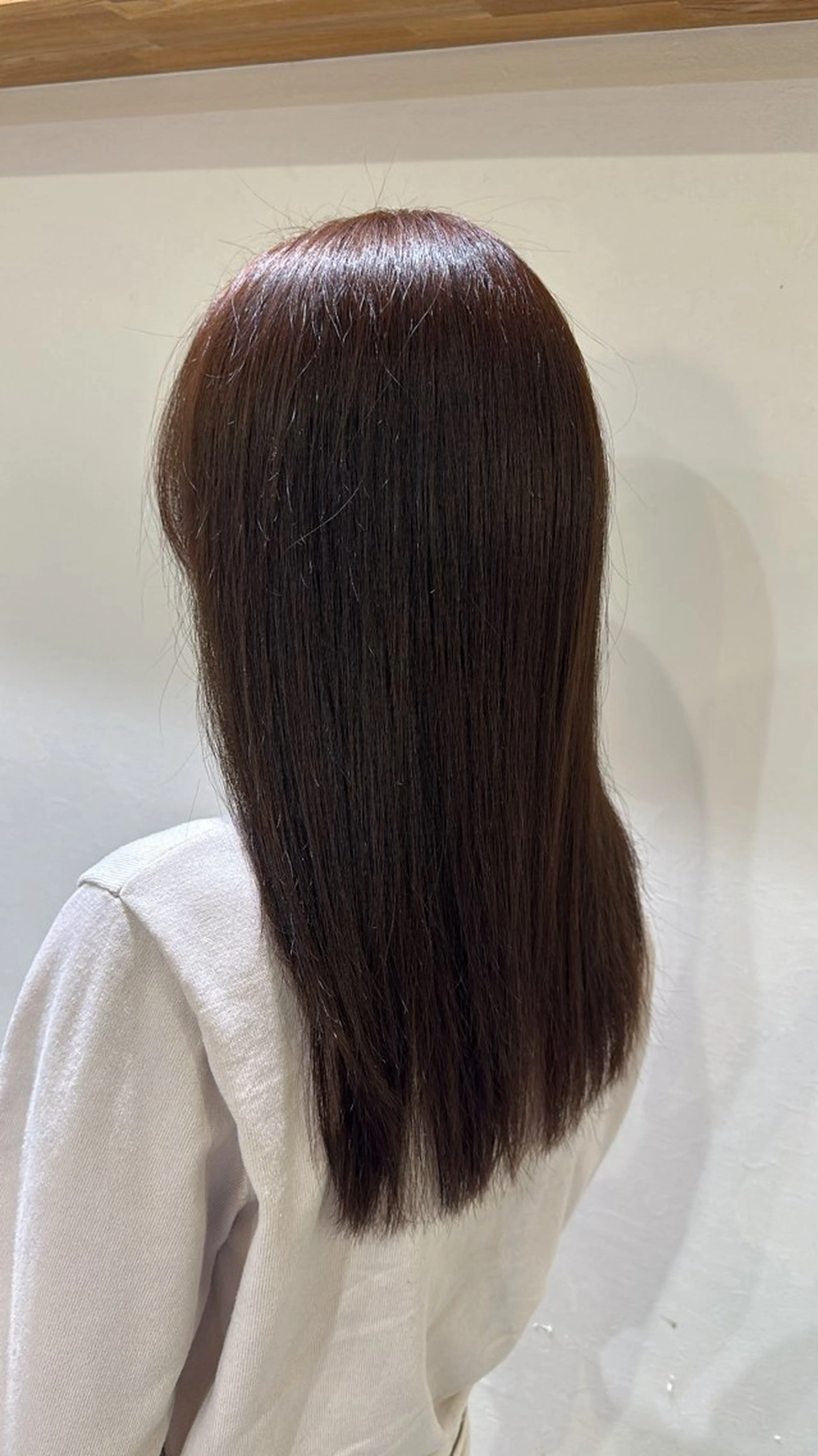 ロング カラー ブラウンカラー オレンジ オレンジブラウン ヘアカラー トリートメント 伊藤 旭華のヘアスタイル