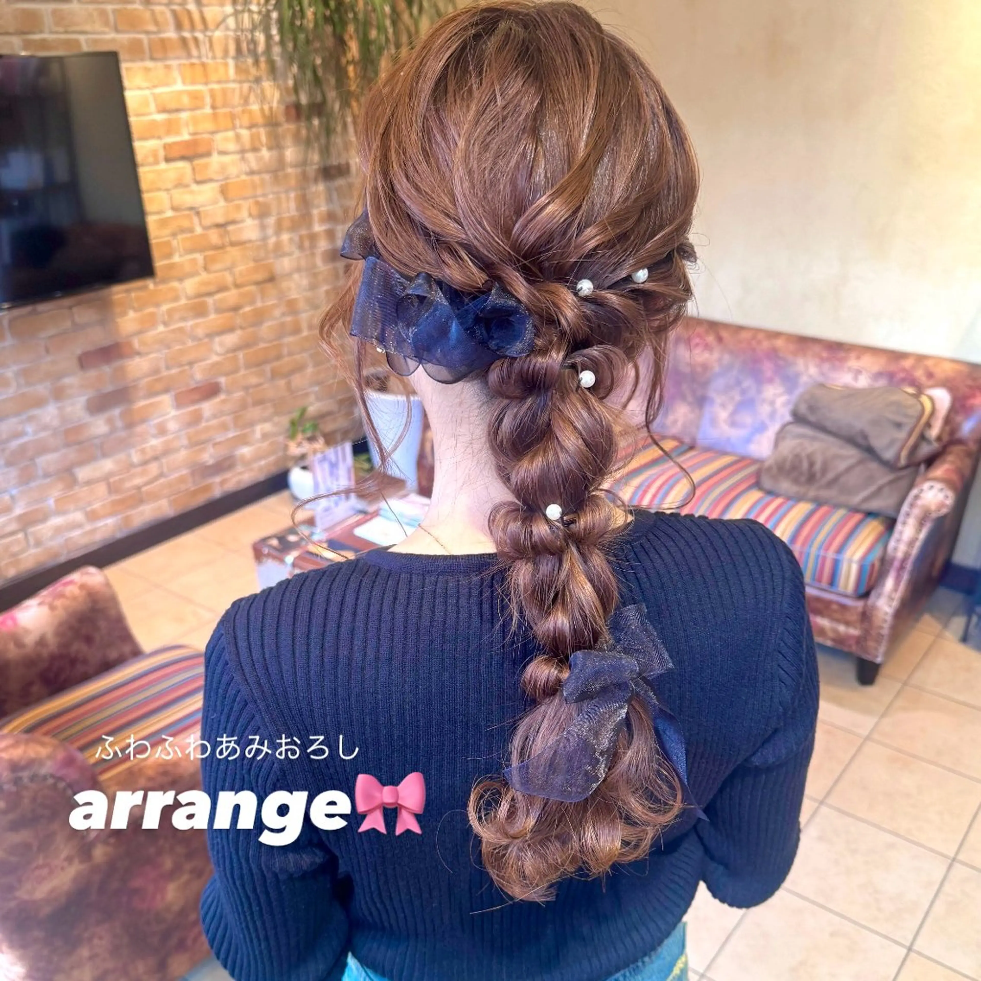 ロング ヘアアレンジ ヘアセット Lyhair🦊🎀 AKIのヘアスタイル