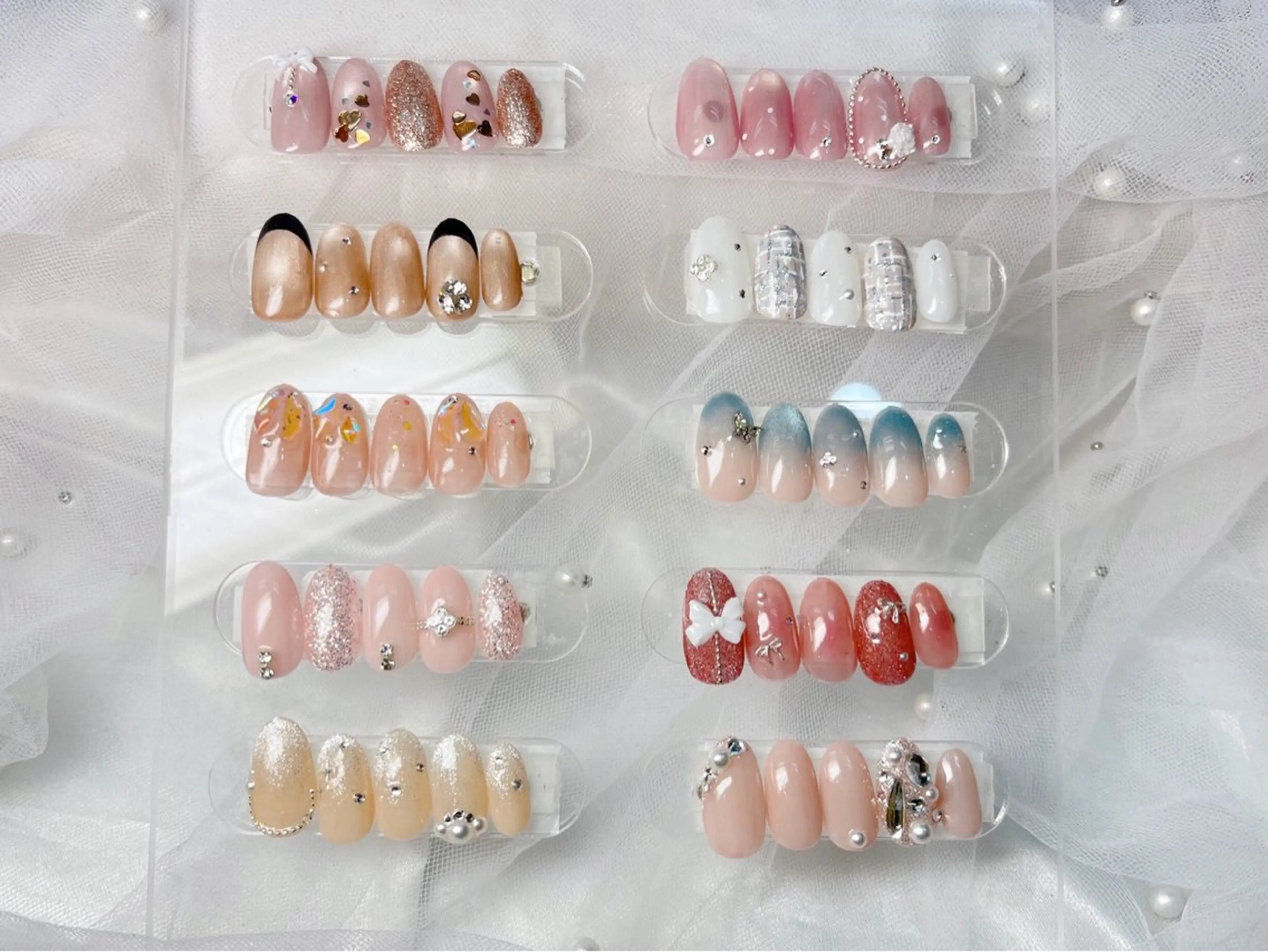 ネイル ワンホンネイル ハンドネイル Queennail 北堀江Yumiのネイルデザイン