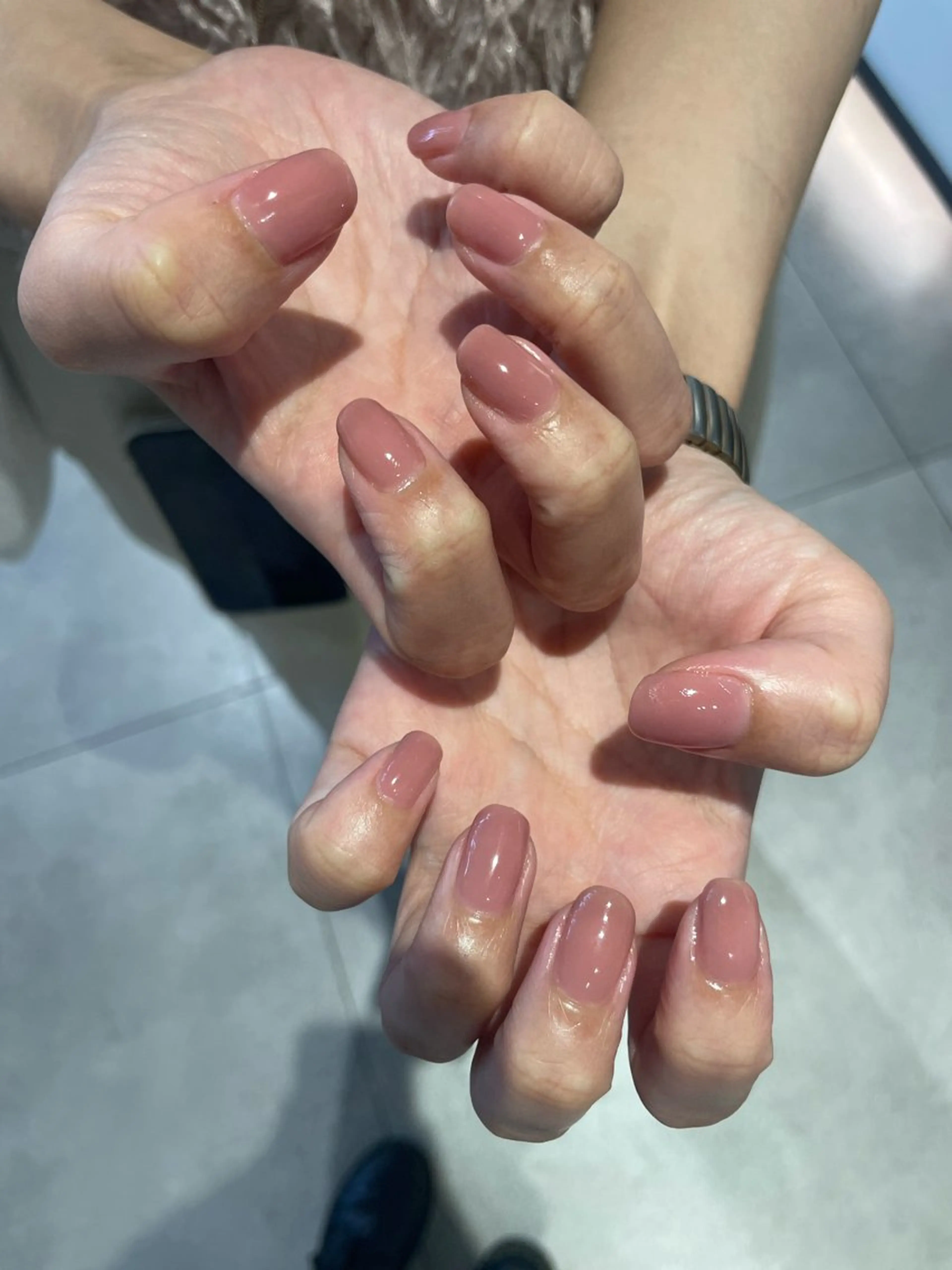 ネイル 韓国ヘア/グレージュ kanako🤍🫧のヘアスタイル