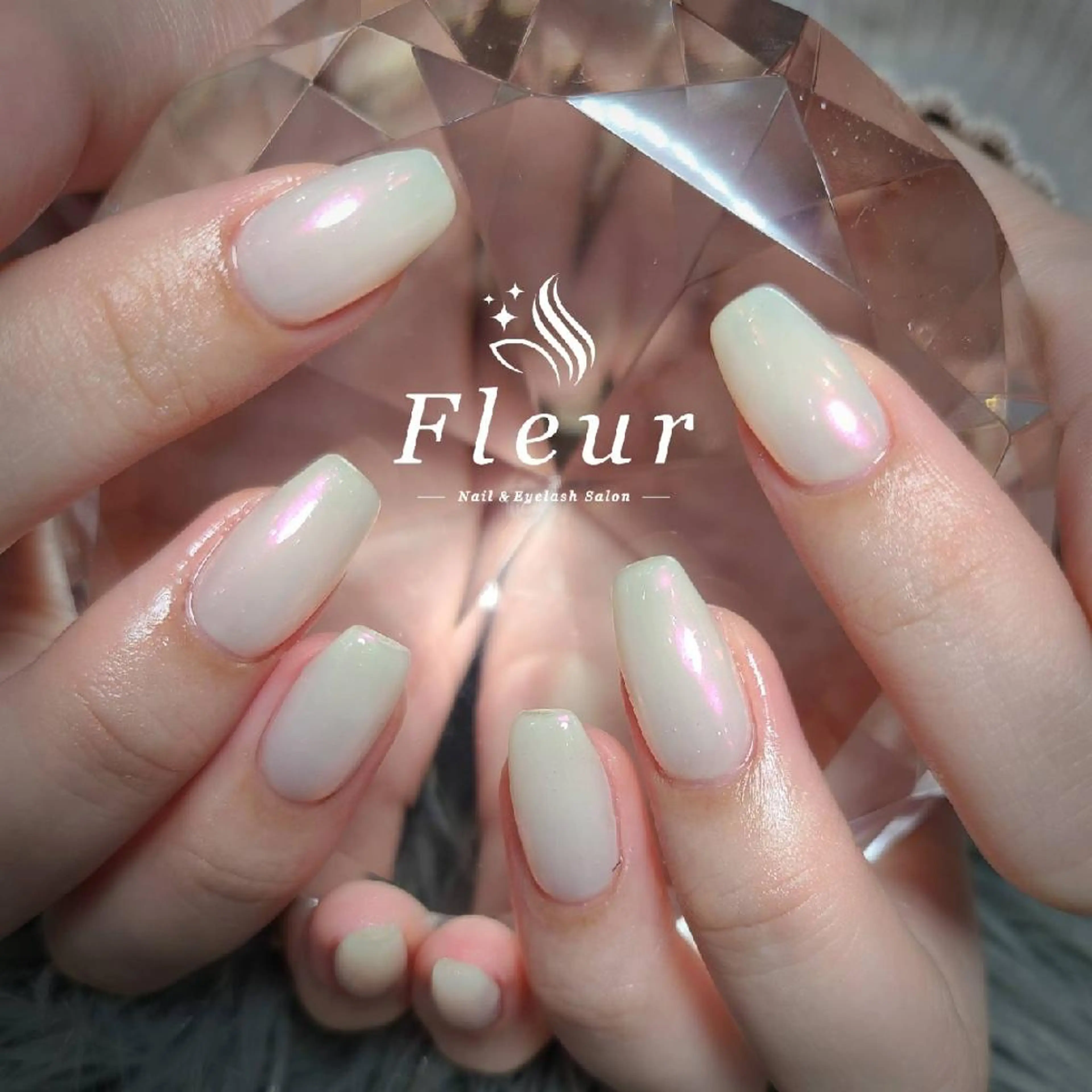ネイル ミラーネイル ハンドネイル ★Fleur★ nailのネイルデザイン