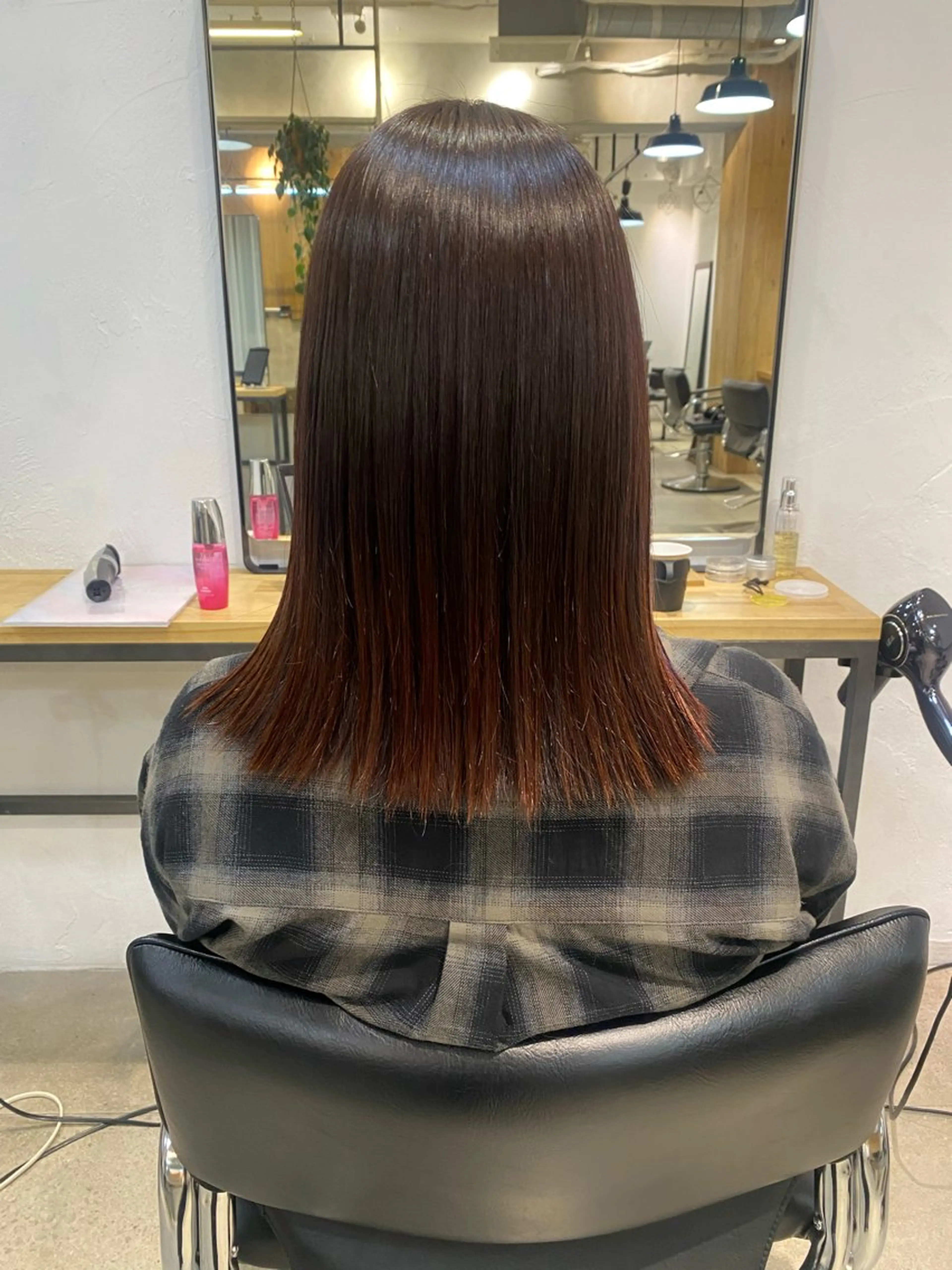 縮毛矯正 Lomalia hayaのヘアスタイル