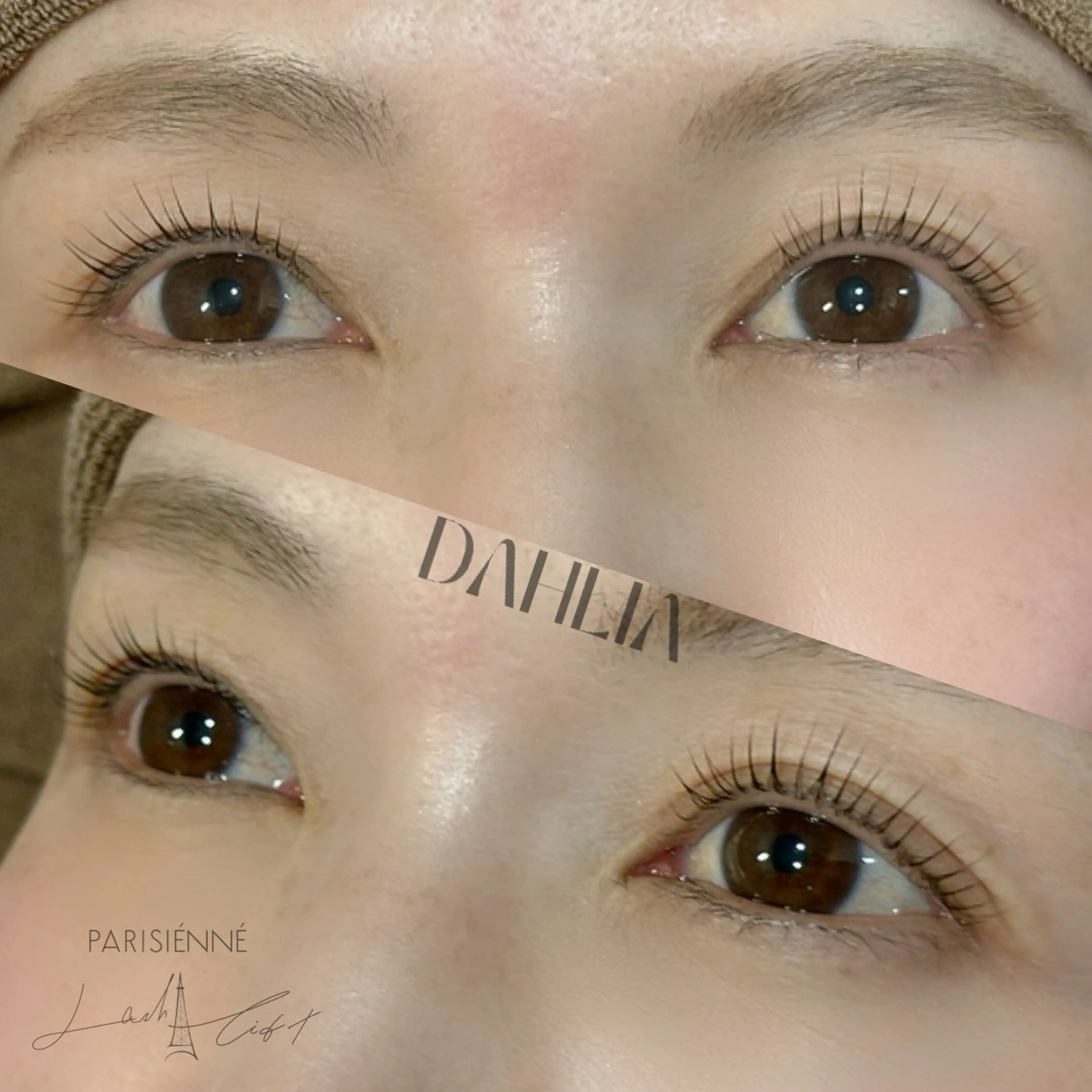 マツエク・マツパ パリジェンヌラッシュリフト Dahliaダリア 斉藤のマツエク・マツパデザイン