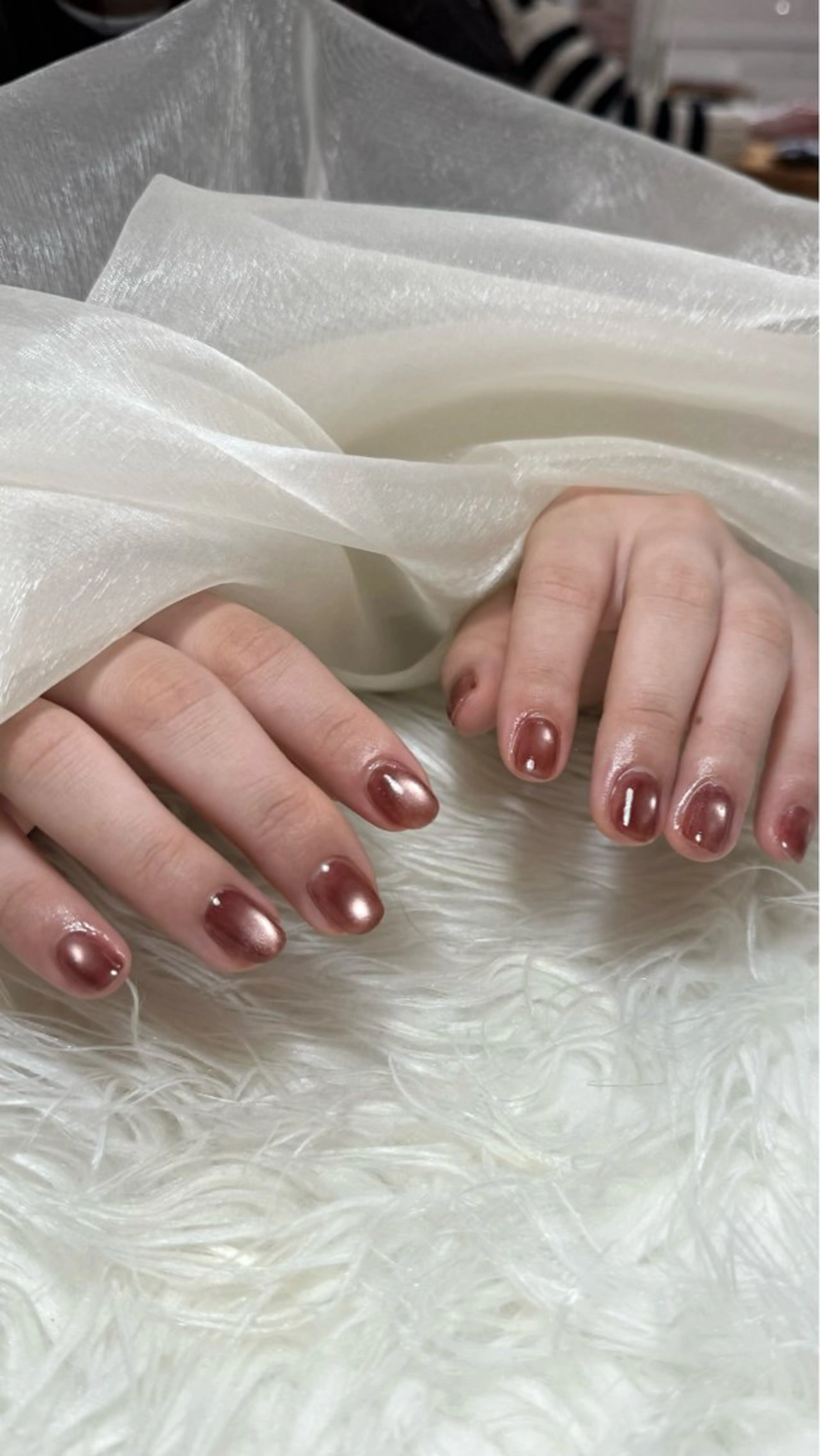 ネイル 成人式 マグネットネイル ハンドネイル tou sakuraのネイルデザイン