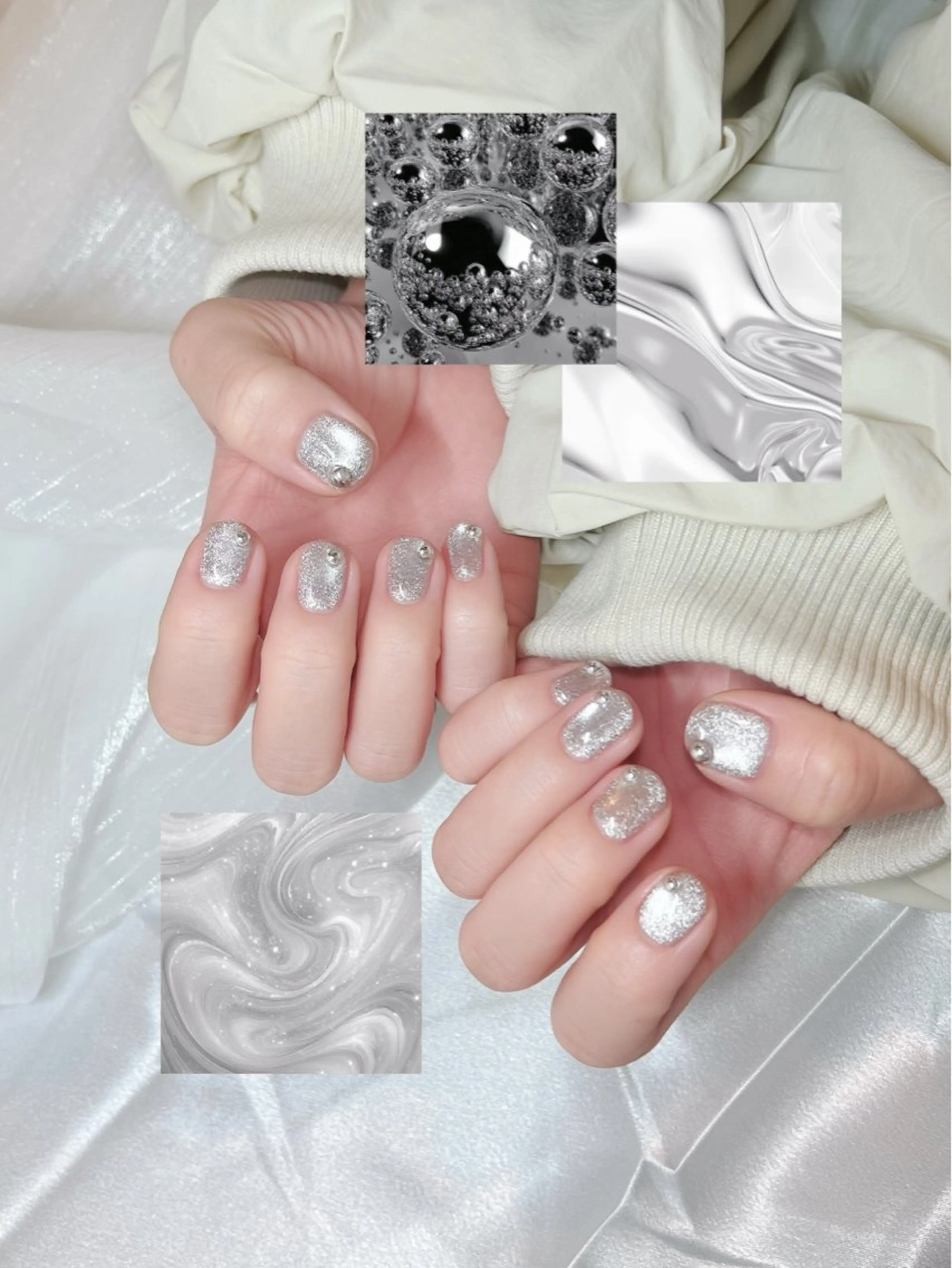 ハンドマグネット、ミラー、フラッシュの写真