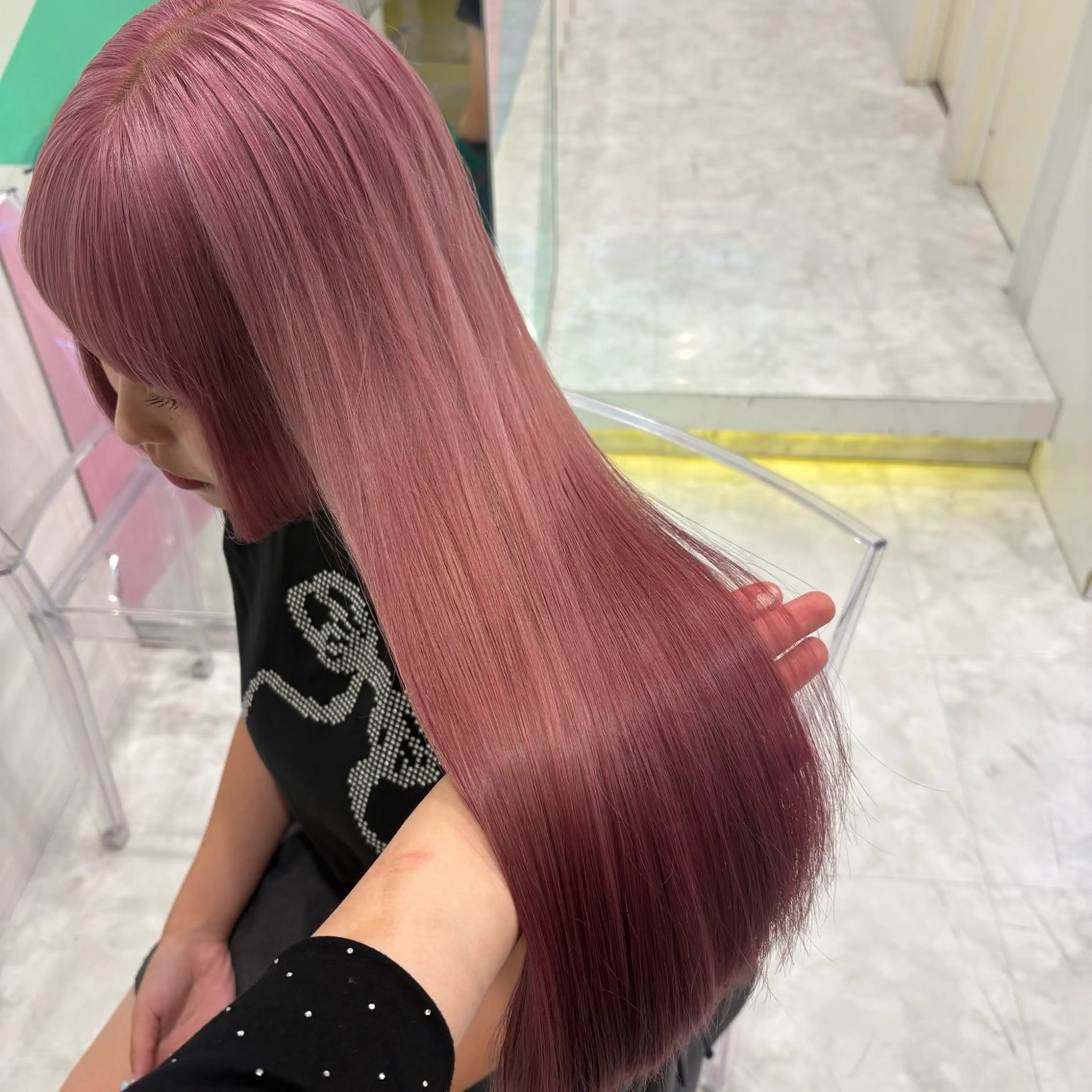 カラー ヘアカラー akari🎀🤍 ガーリーstyleのヘアスタイル