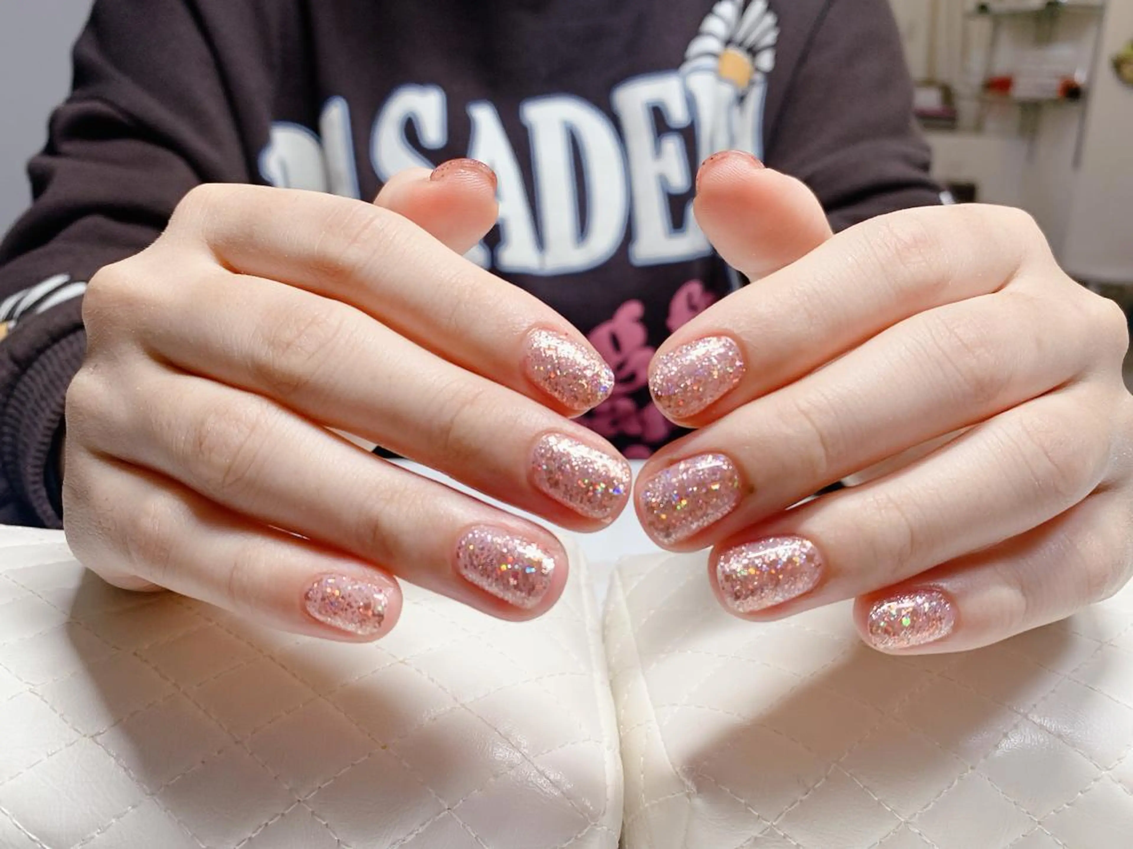 ネイル ラメ(グリッター) Aliceマツエク ＆ネイル3のマツエク・マツパデザイン