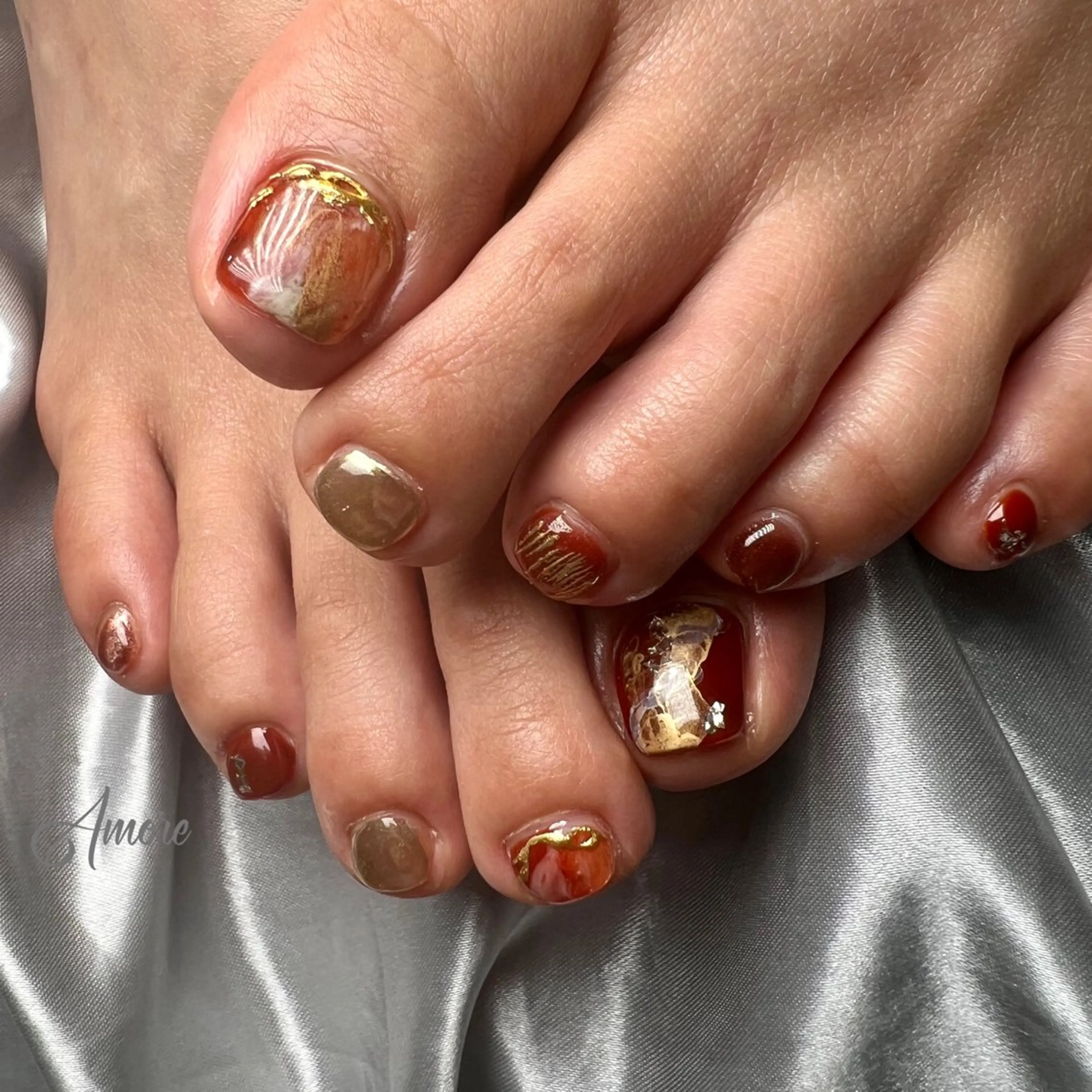 ネイル ジェルネイル 韓国ネイル パラジェル You kyehwaのネイルデザイン