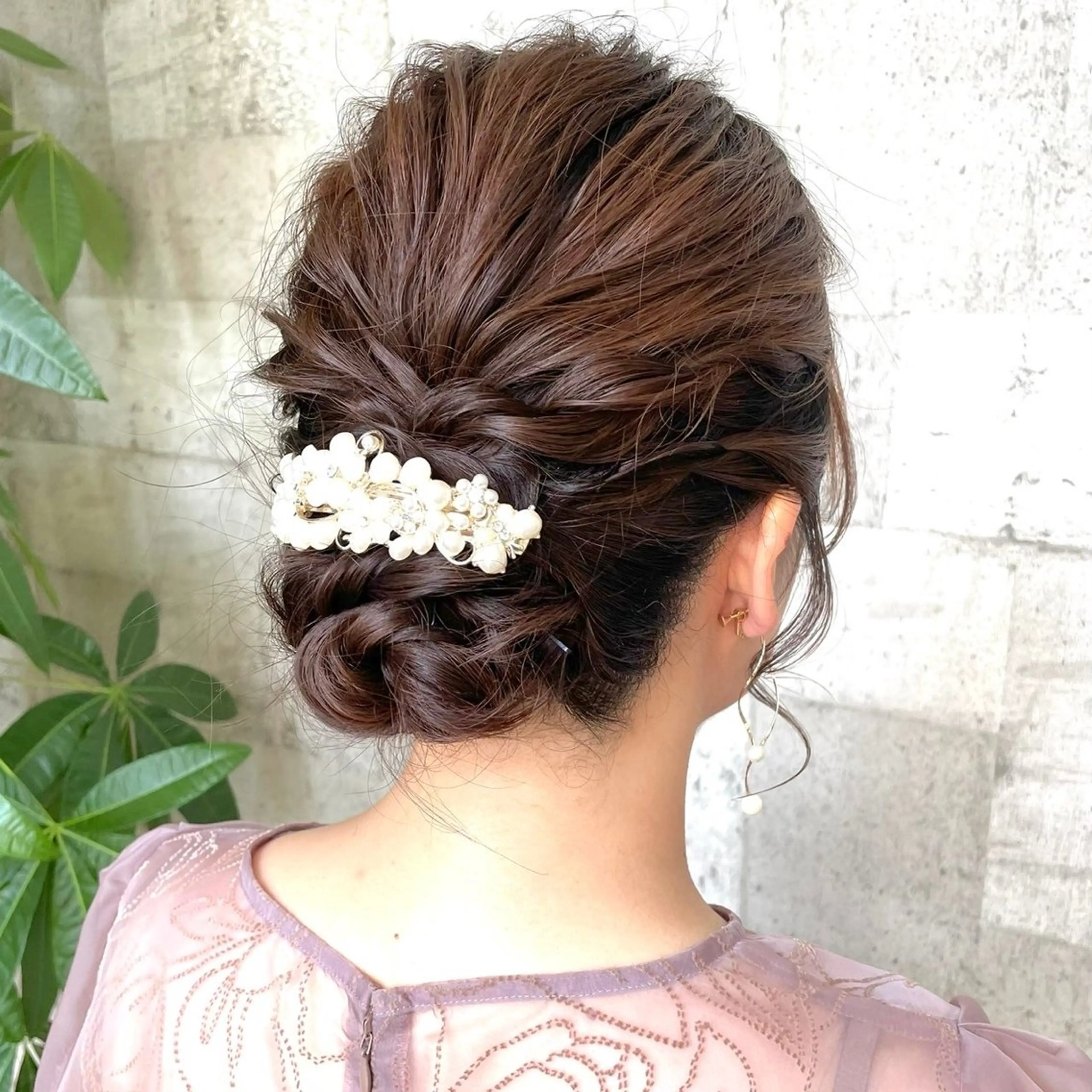 セミロング ヘアアレンジ 🍒中川葵久美🍒 レイヤー/メンズのヘアスタイル