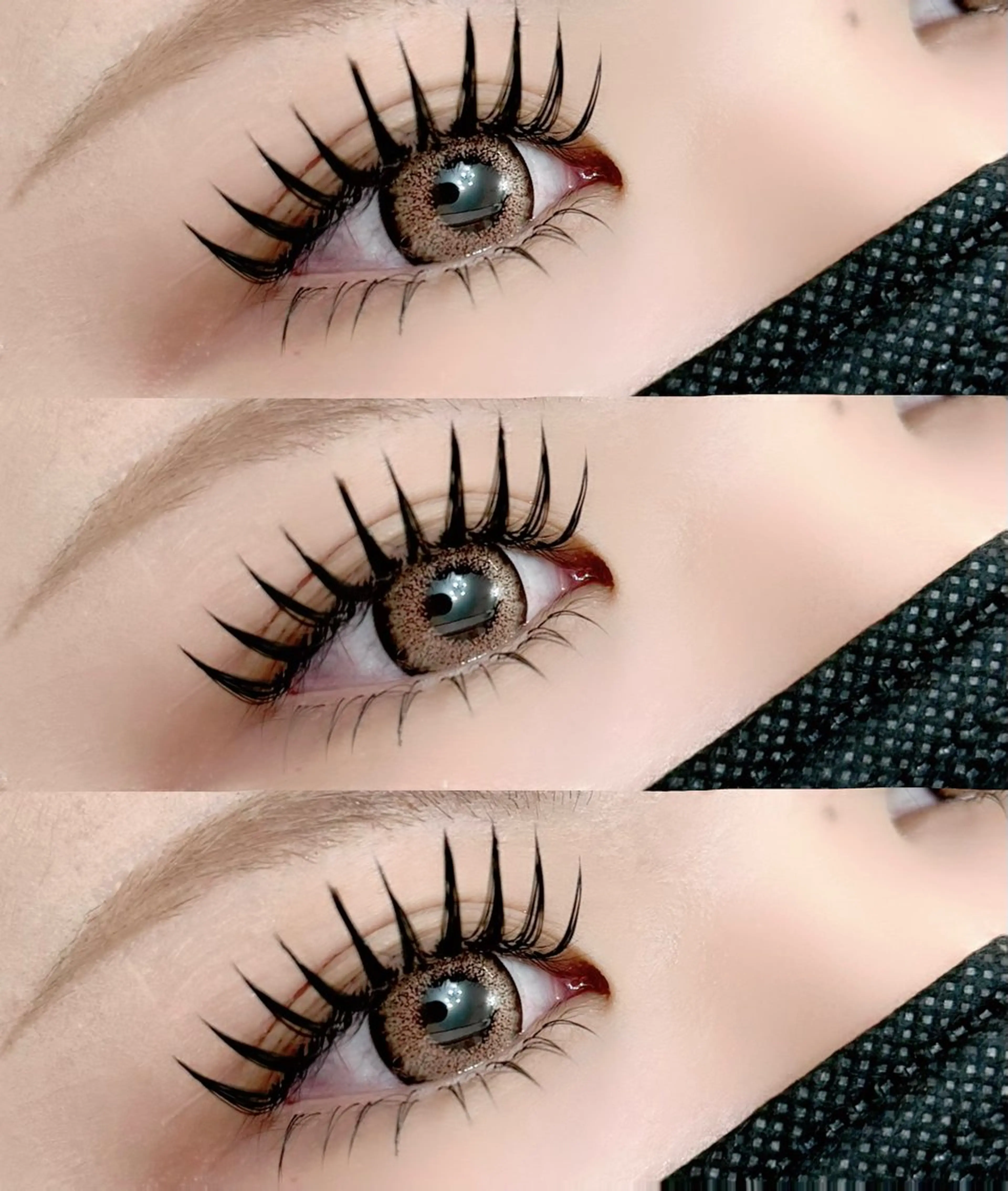 マツエク・マツパ マツエク 【那覇/束感まつ毛 /LED】ｷｬﾒﾙのマツエク・マツパデザイン