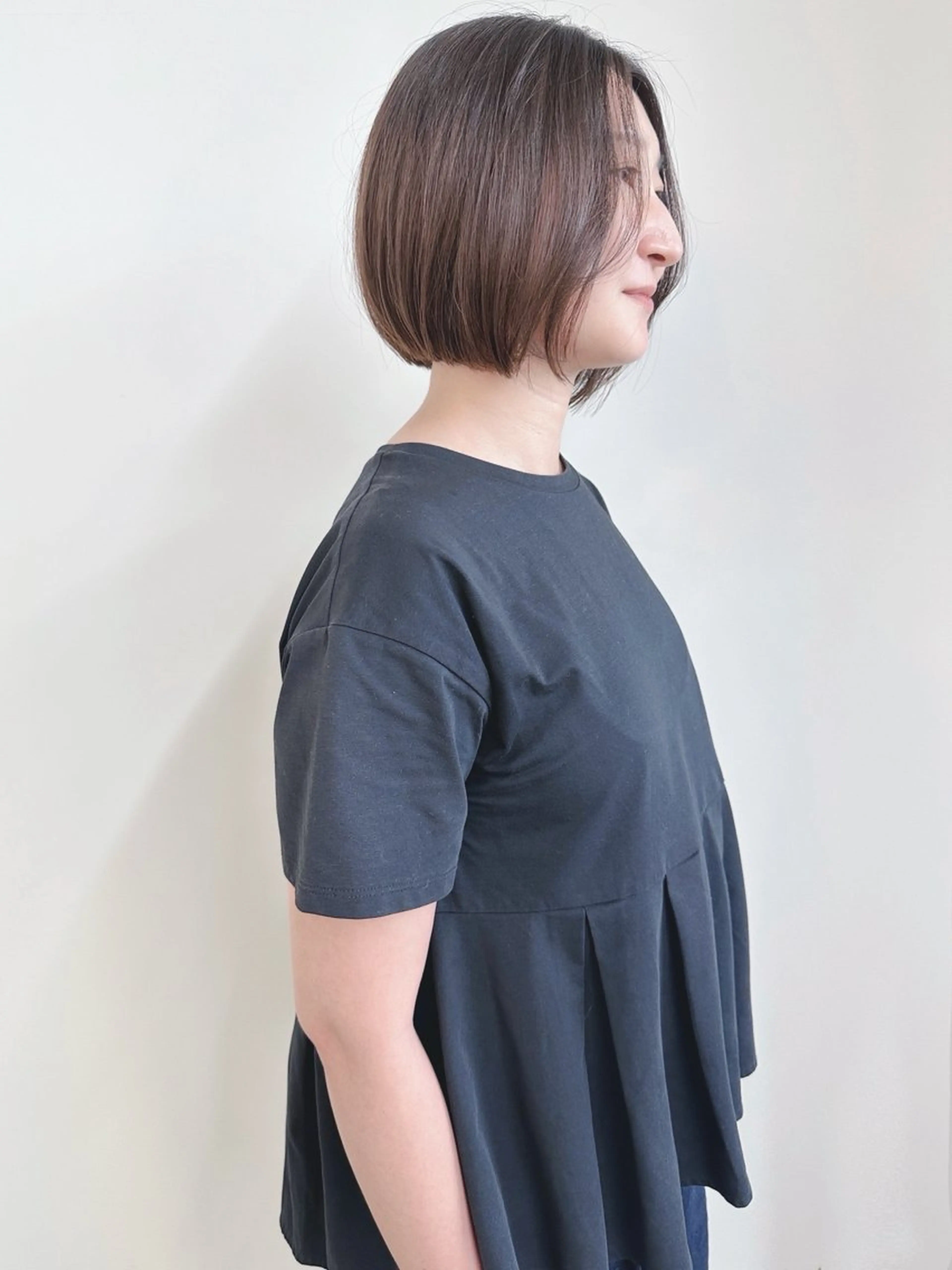 ショート カット ヘッドスパ ボブ/ゆるふわ ボブパーマ/とういのヘアスタイル