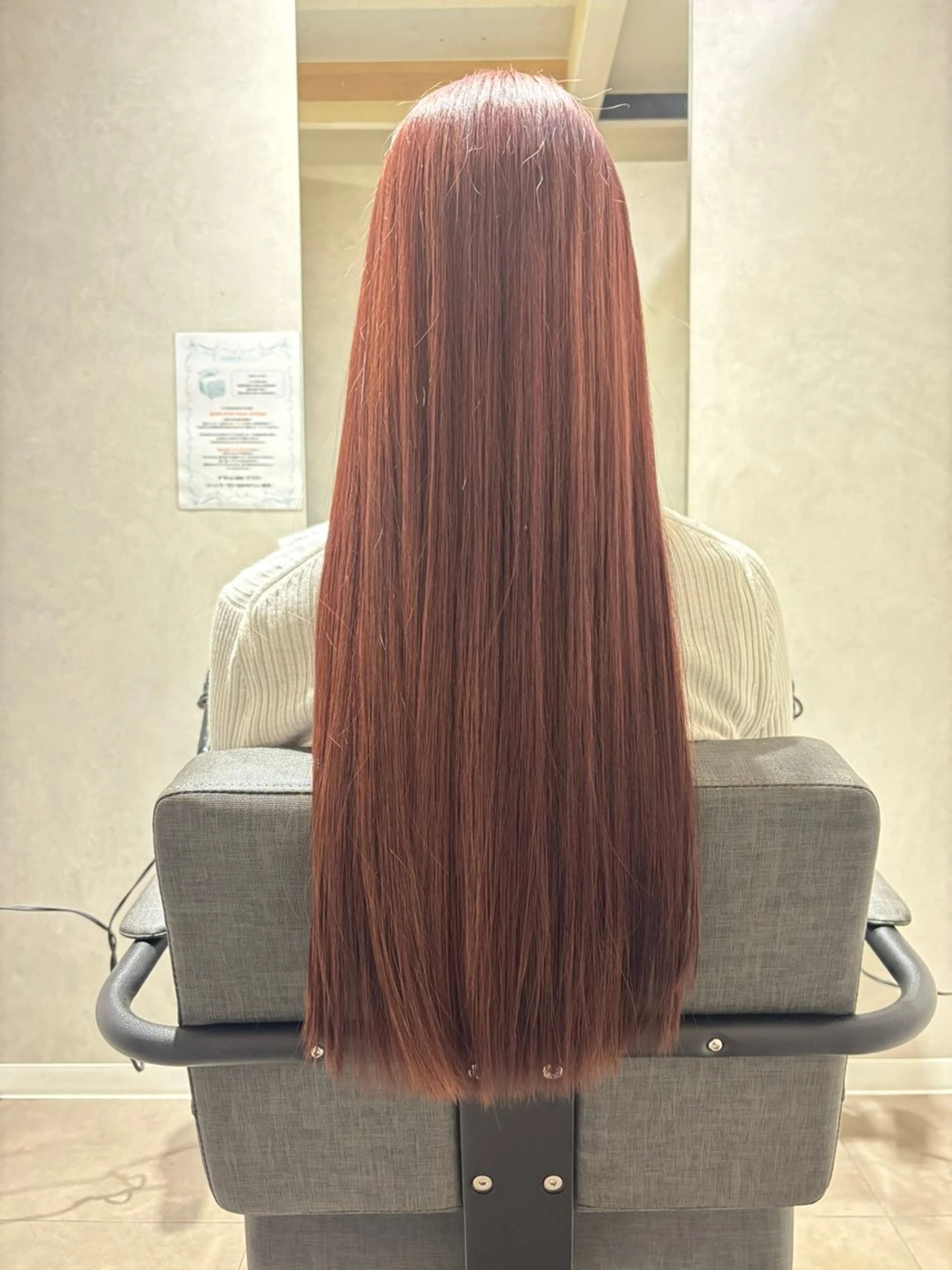 カット＋ブリーチオンカラー＋トリートメントの写真