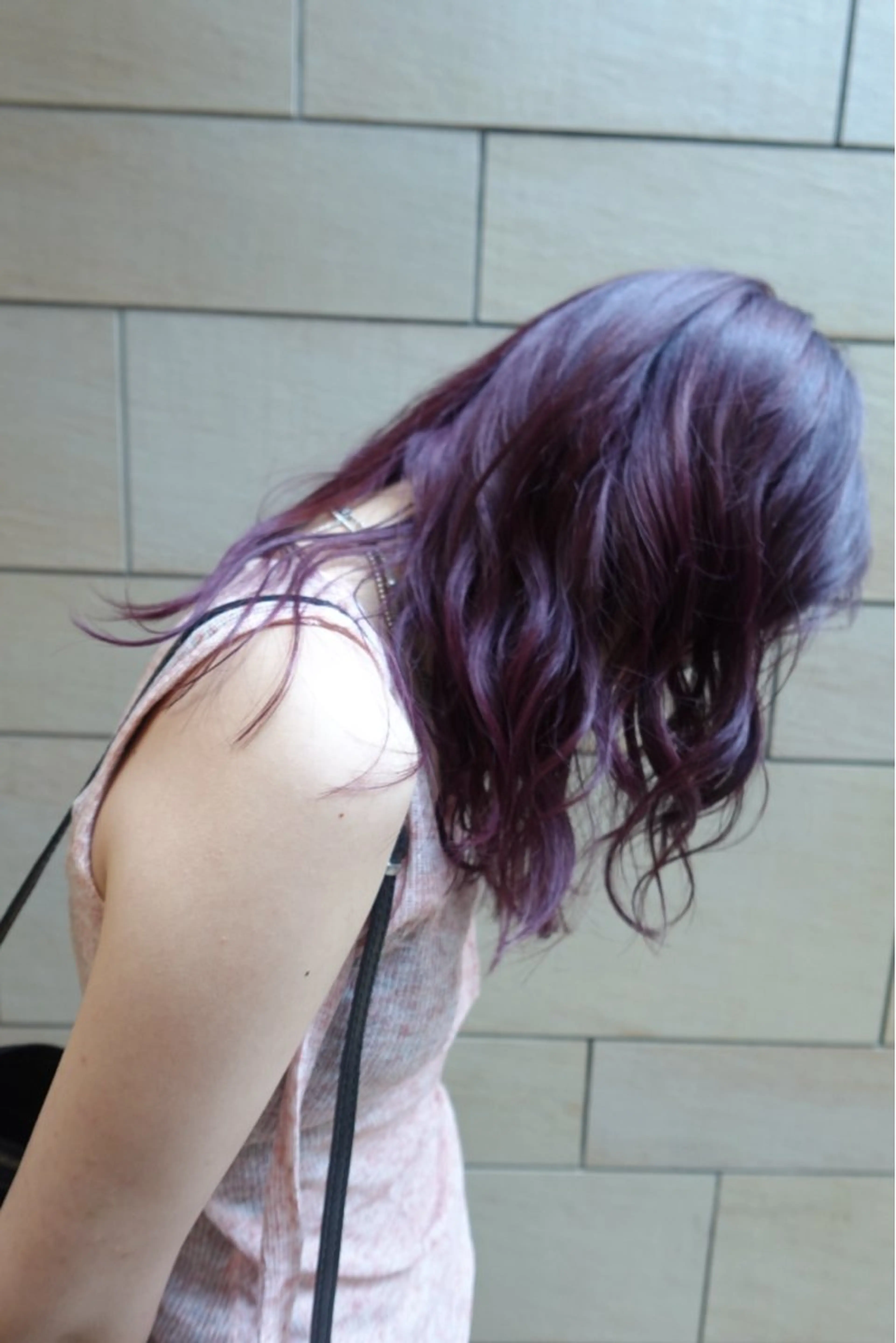 セミロング カット ヘアカラー トリートメント 🍁ロングパーマドラ イパーマ🍁陸来のヘアスタイル