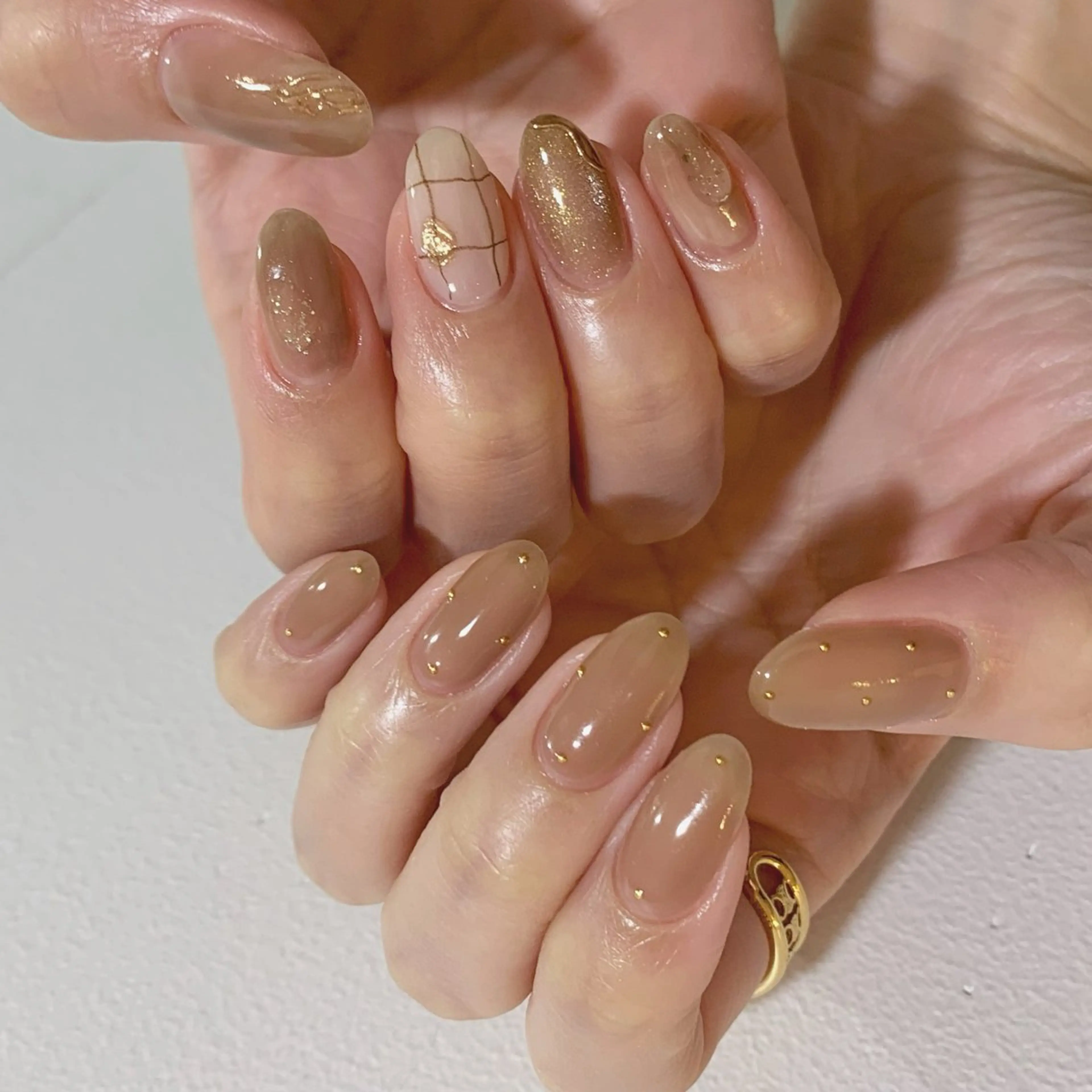 ネイル ハンドネイル 新宿ニュアンスネイル makotoのネイルデザイン