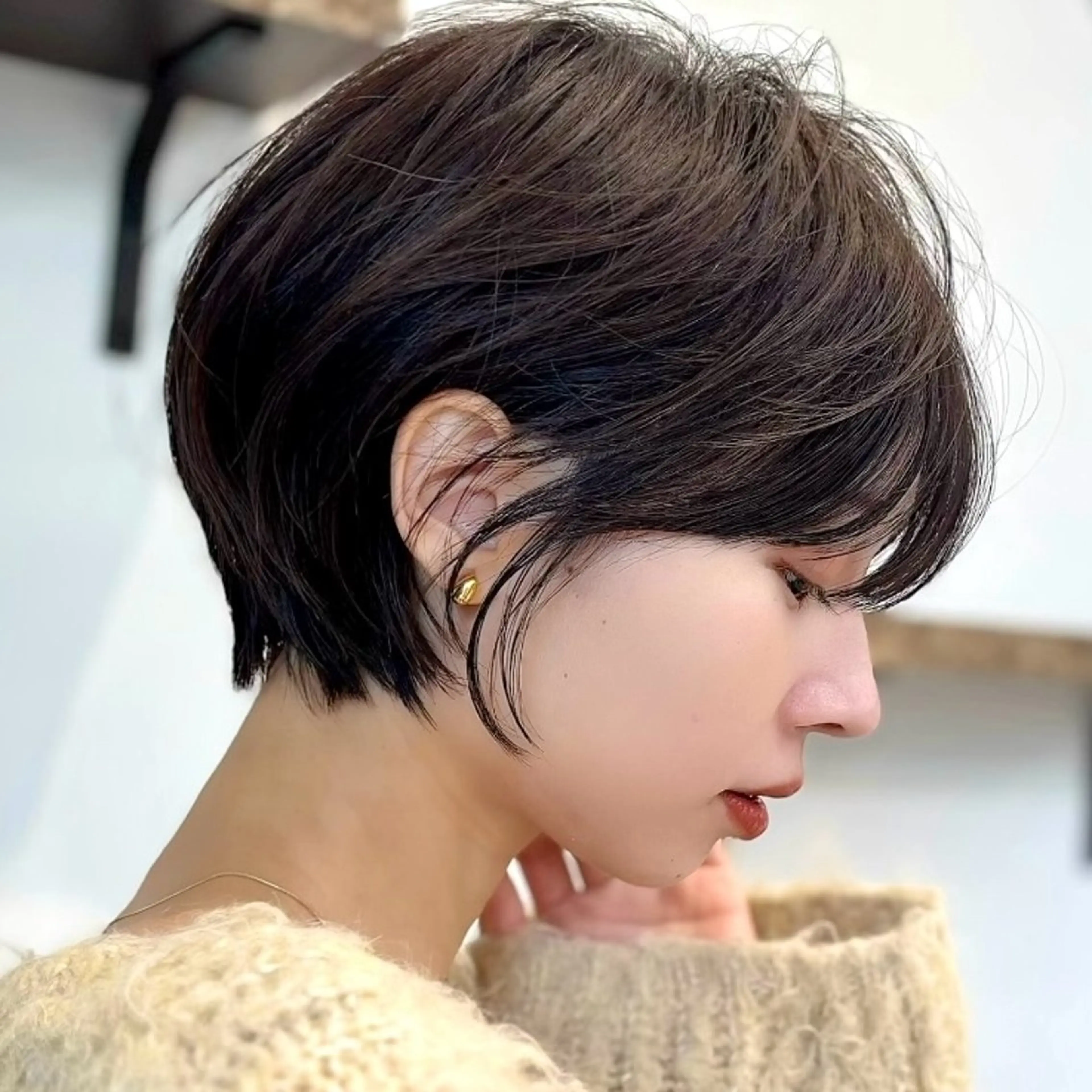 ショート まとまるボブ/縮毛矯 生🌿あおい✨のヘアスタイル