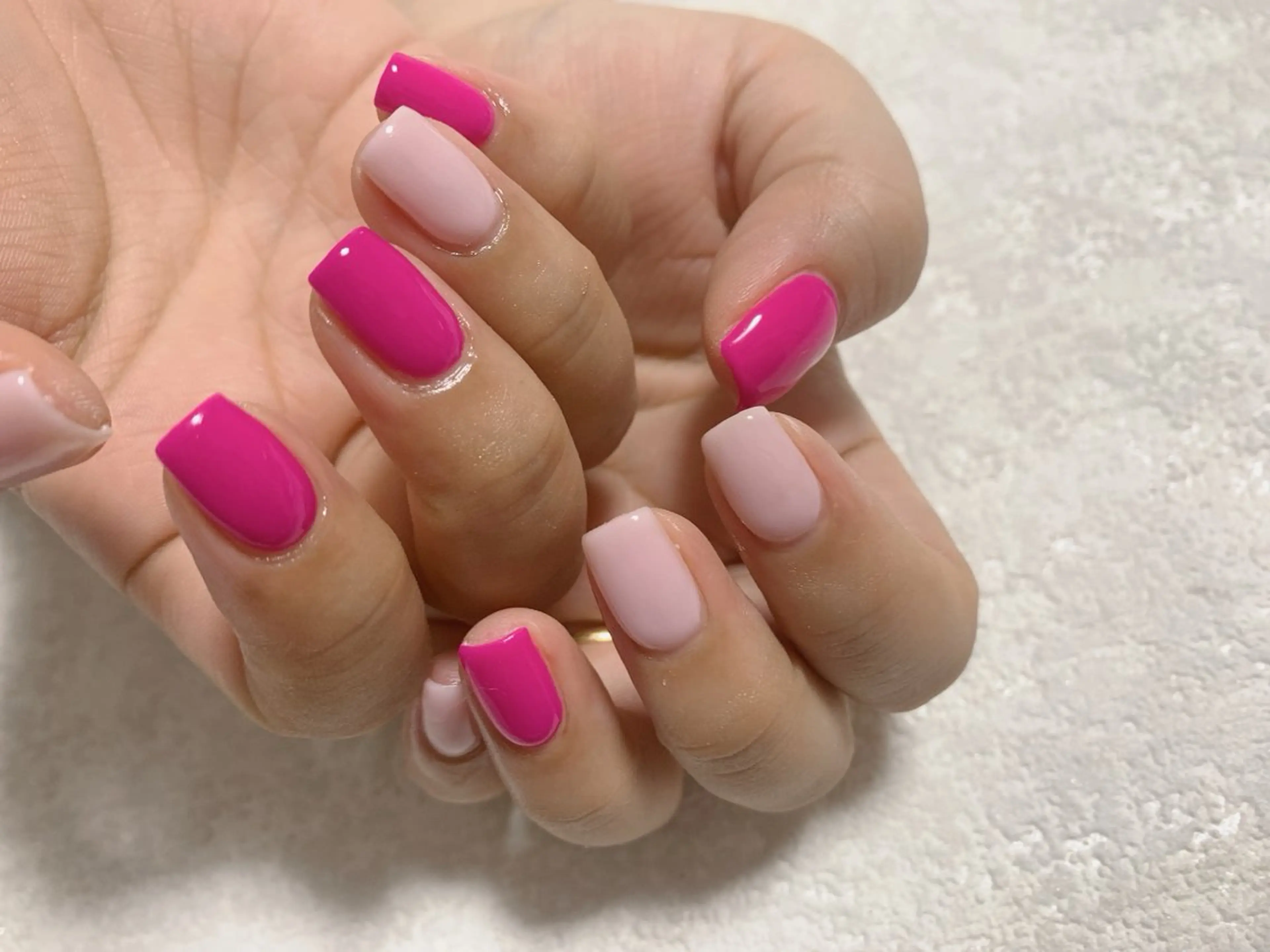 ネイル ジェルネイル メンズネイル パラジェル ピンク 春ネイル kiki nail たまプラーザのネイルデザイン