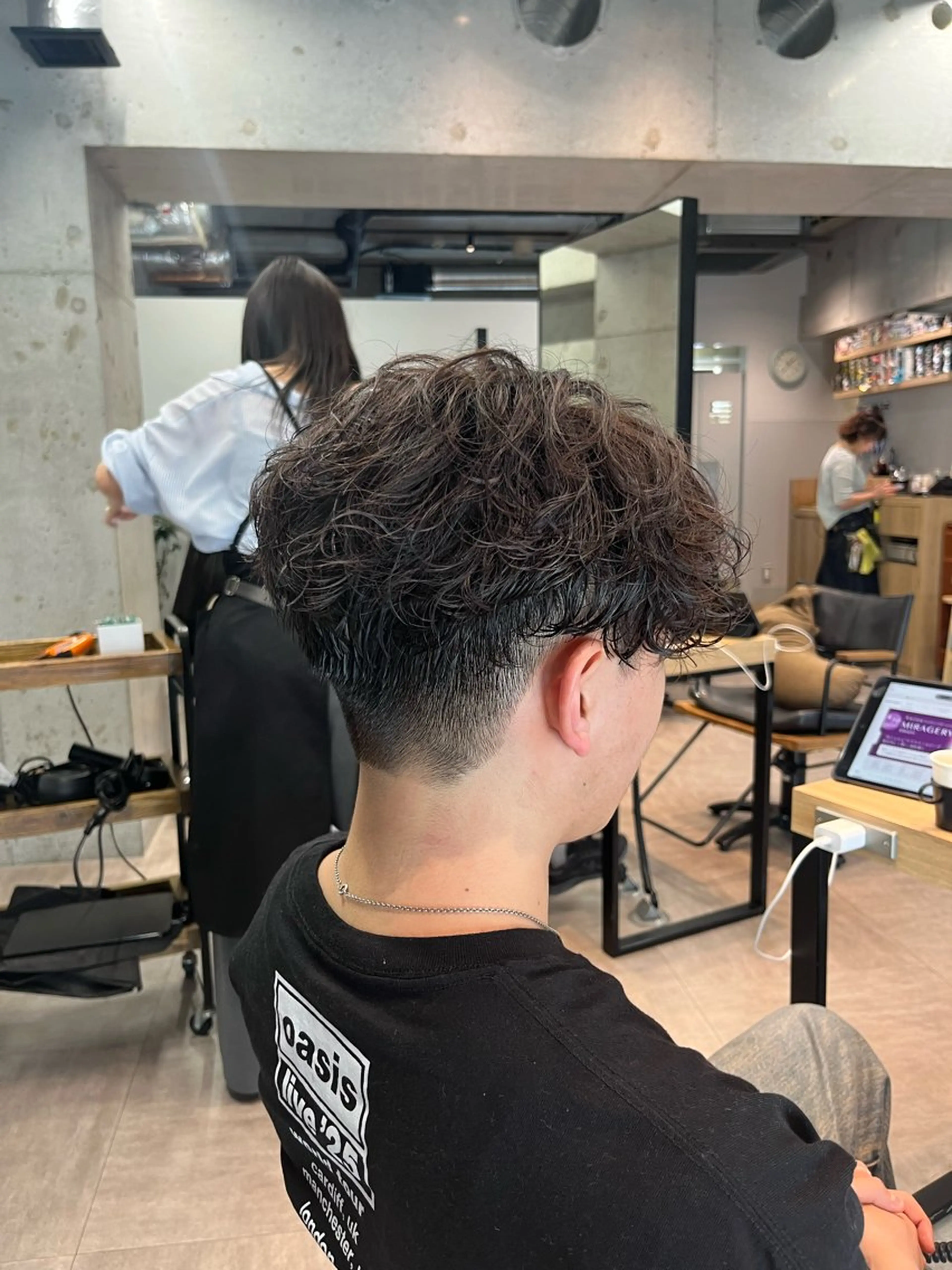 パーマ メンズ カット パーマ メンズカット パーマ飯野友喜のヘアスタイル