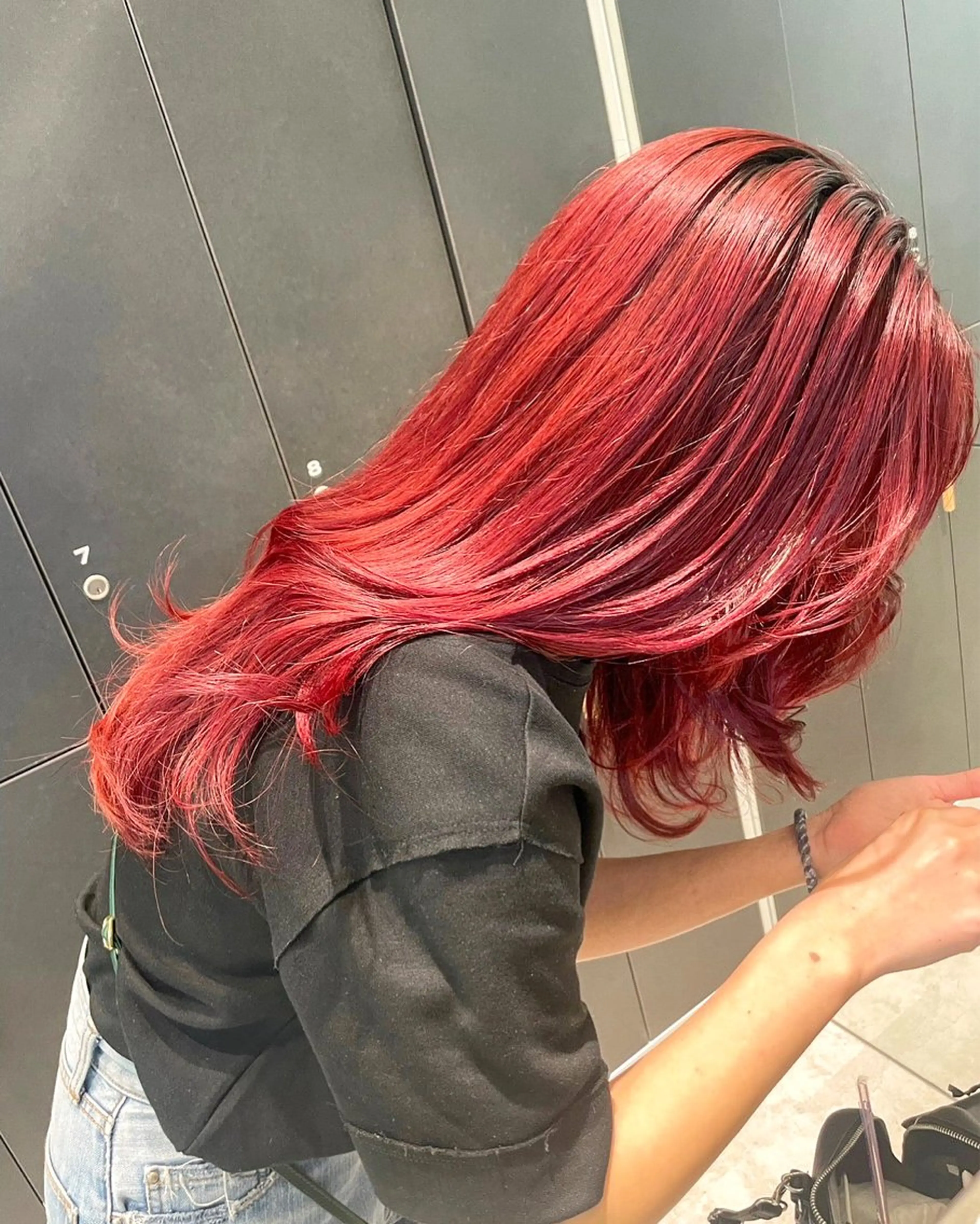 カラー 莉乃/縮毛矯正/髪質 改善/艶カラーのヘアスタイル