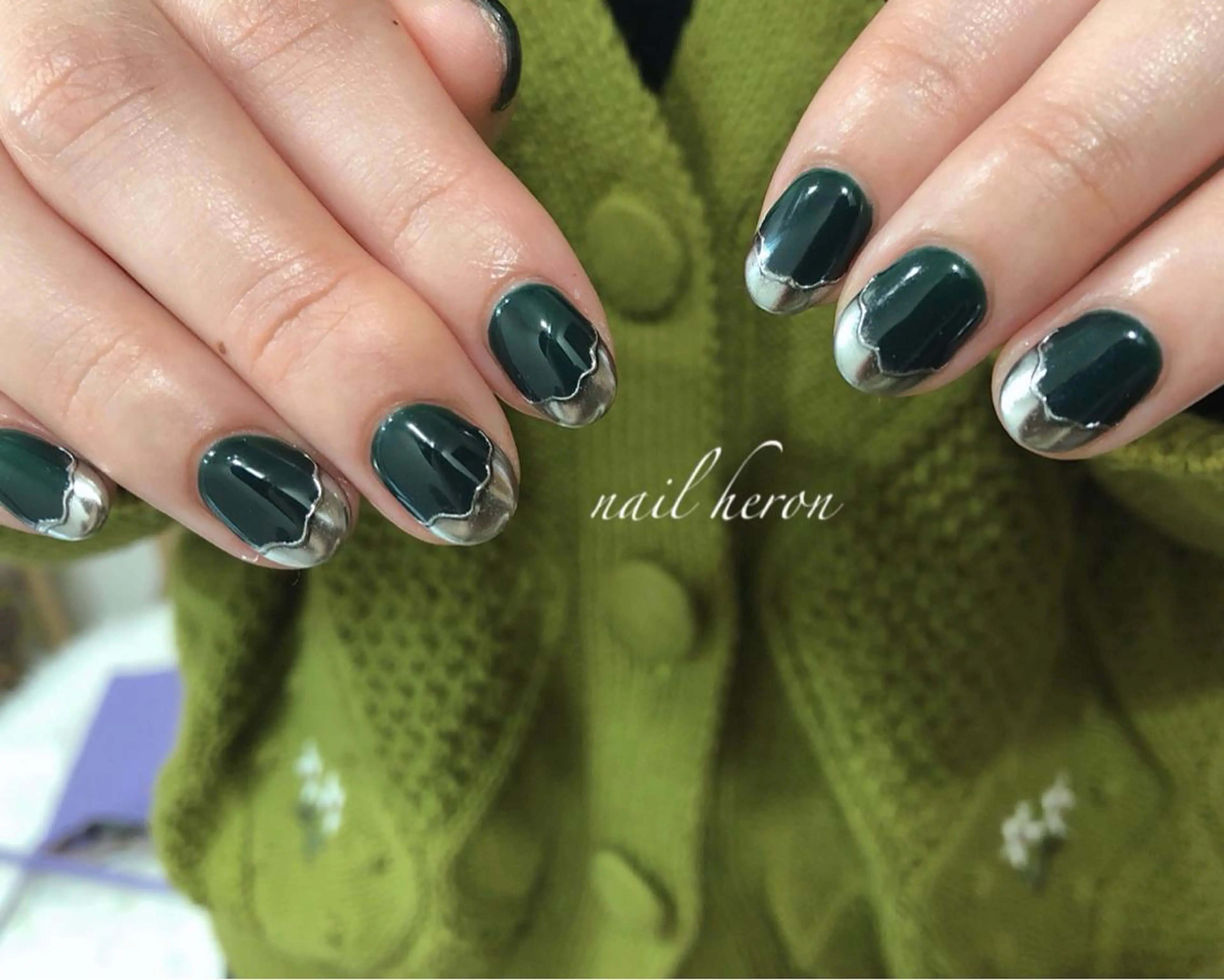 ネイル ハンドネイル saki_ nail heronのネイルデザイン