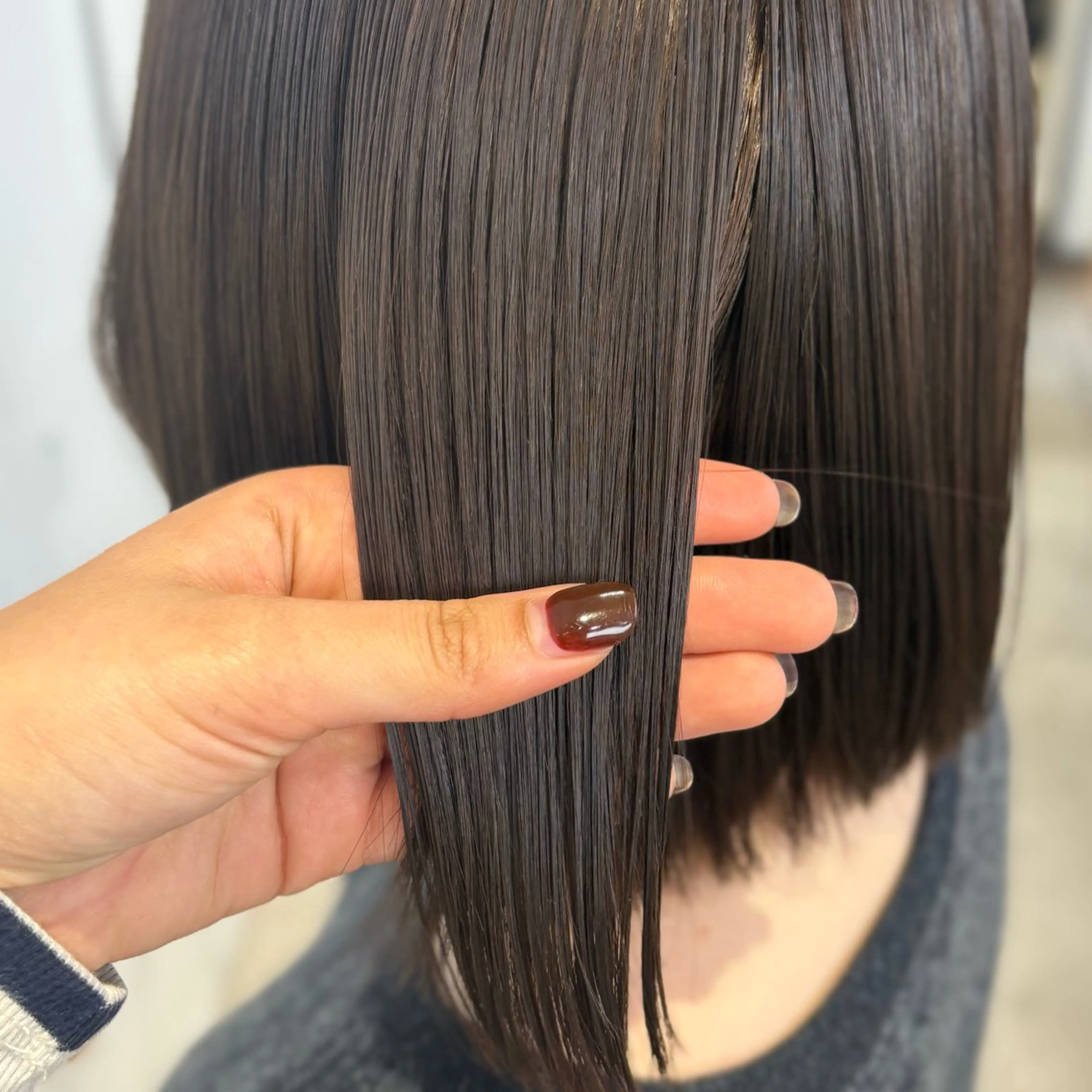 カラー ヘアカラー 透明感カラー/レイヤ ーカットりこ🤎🫧のヘアスタイル