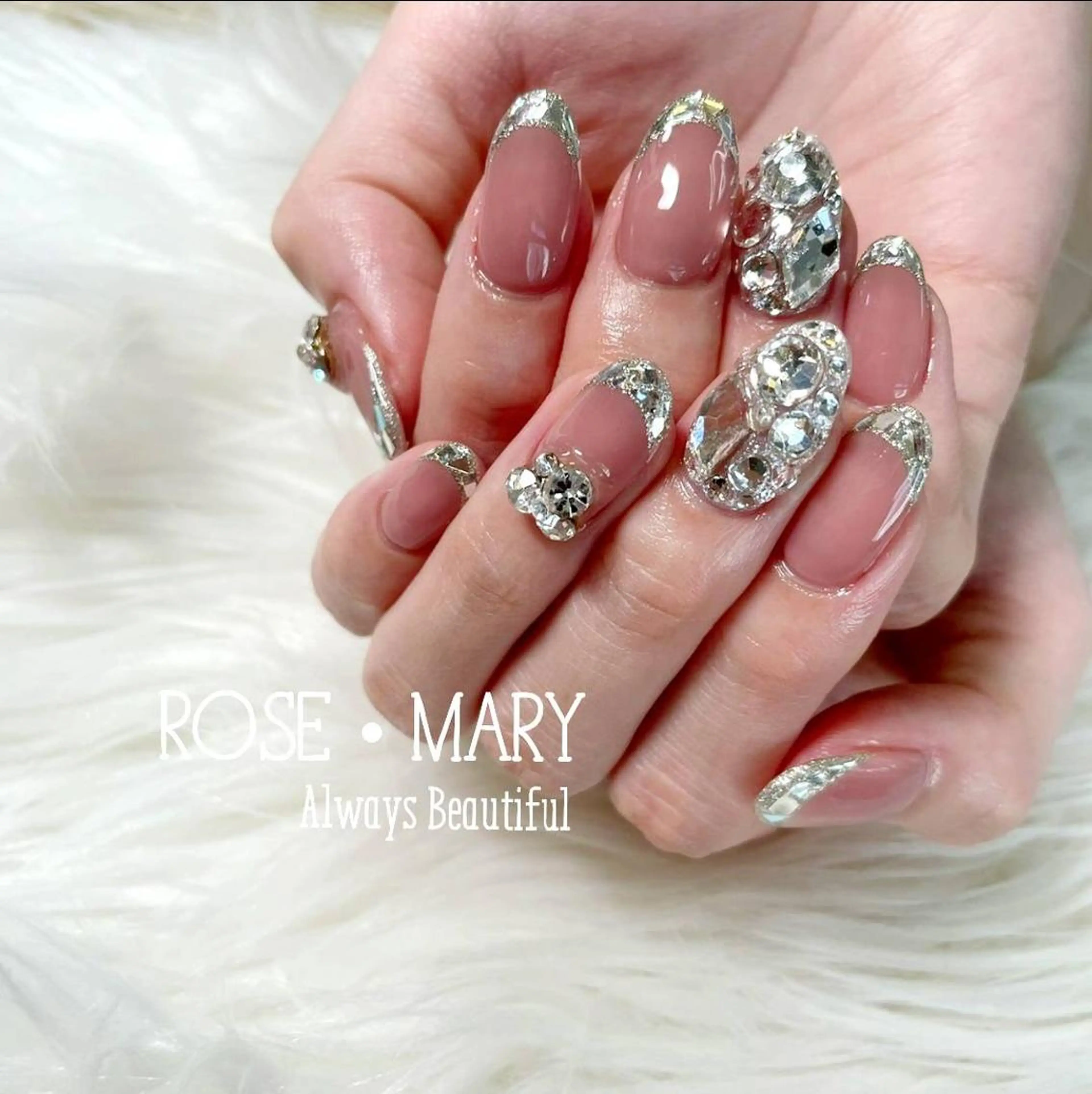 ネイル ハンドネイル ROSE・ MARY 鈴木のネイルデザイン