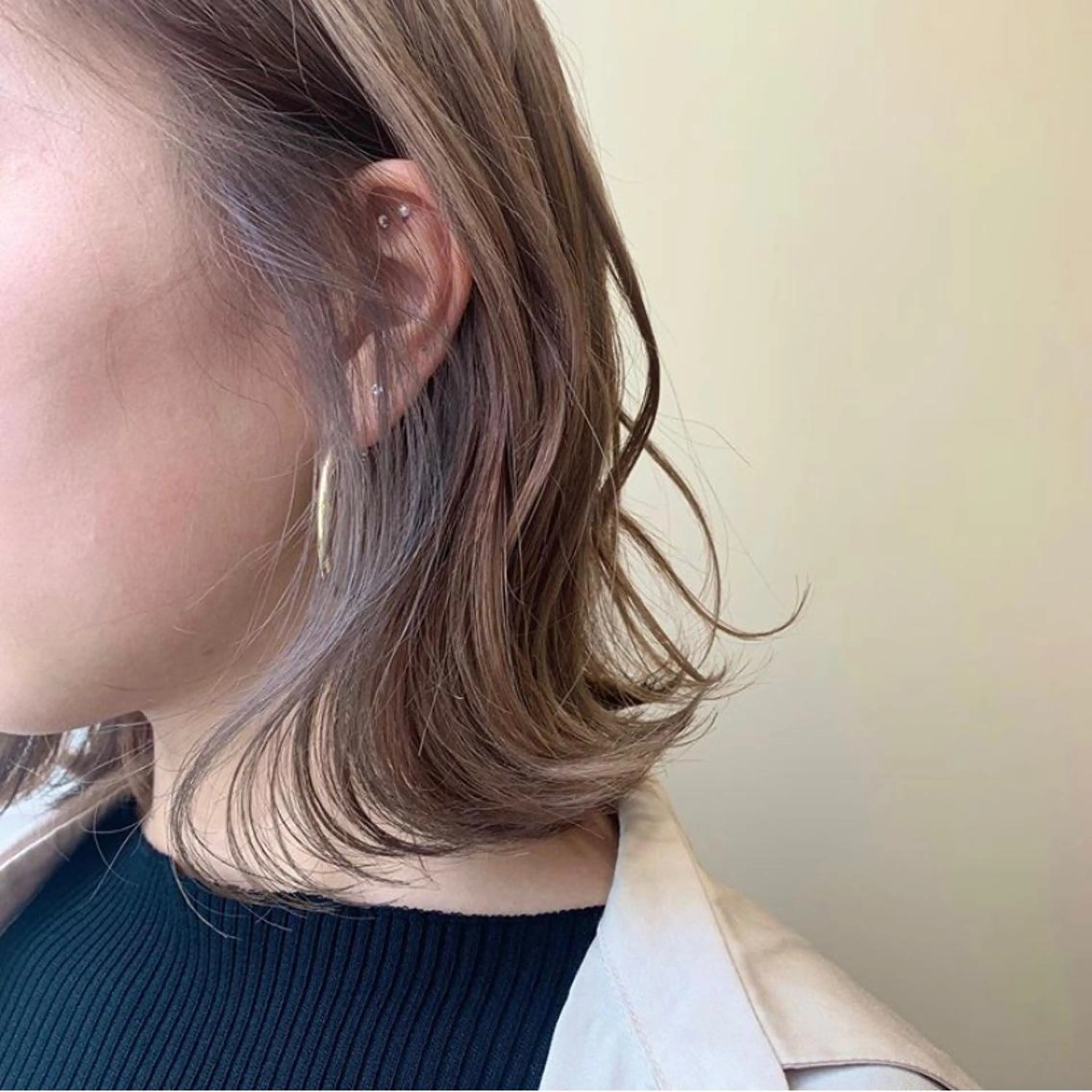 ミディアム カラー パーマ ヘアアレンジ ベージュカラー インナーカラー ピンクカラー ピンクベージュ メンズパーマ特化🔥 ツイスパ/シャドウのヘアスタイル