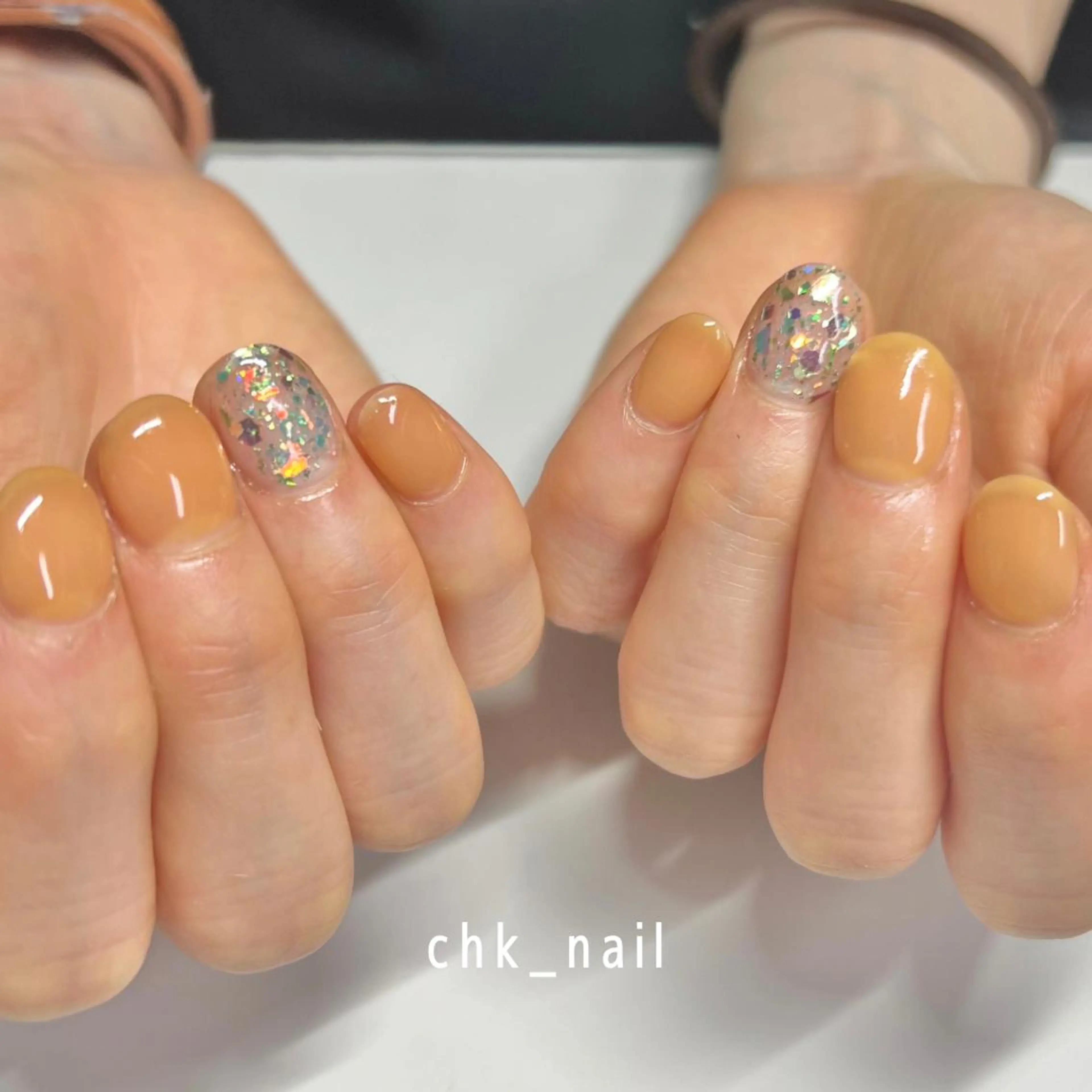 ネイル ワンカラーネイル ハンドネイル takahashi chikaのネイルデザイン