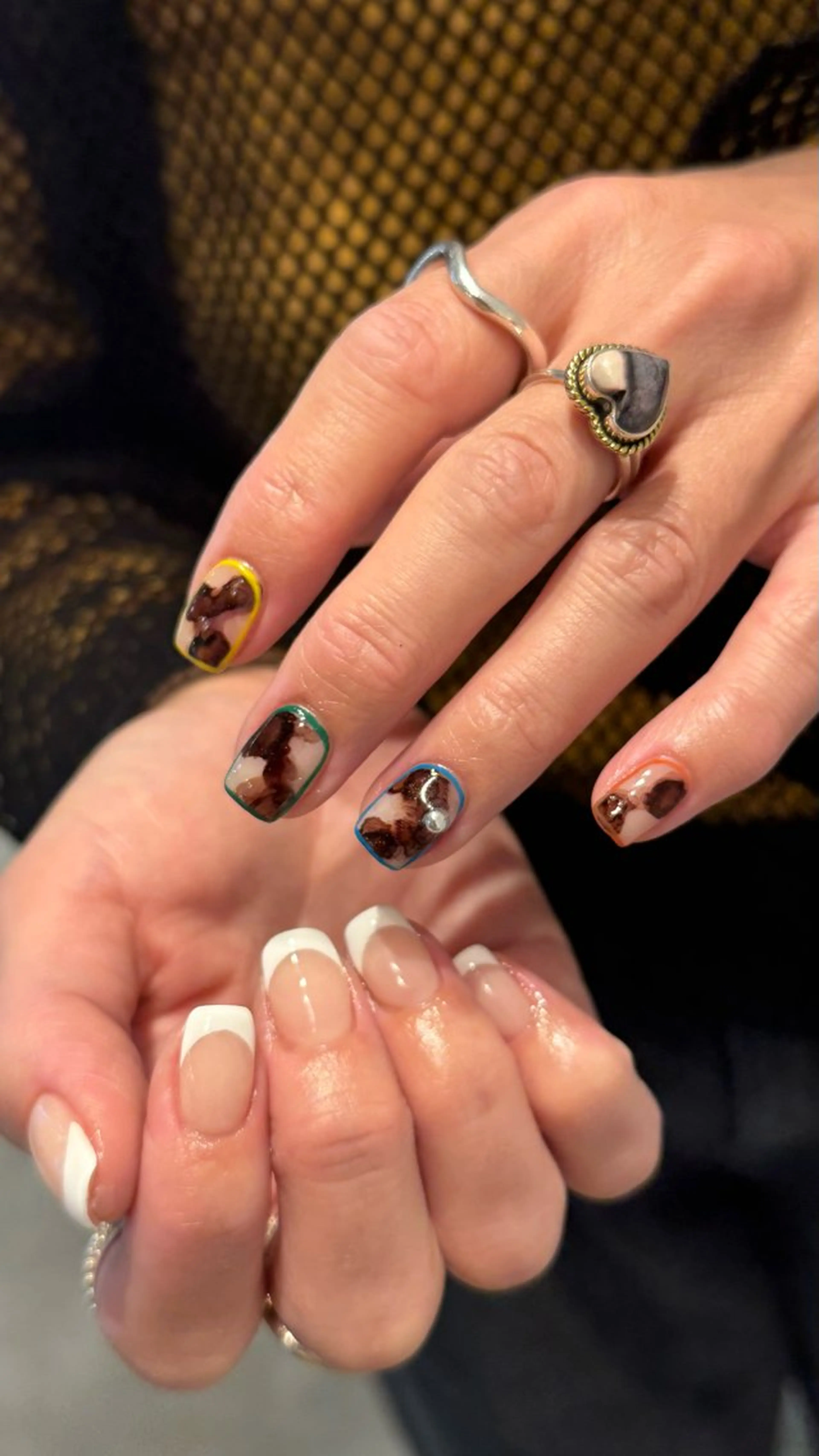 ショート ハンドネイル m kaori𓃟のネイルデザイン