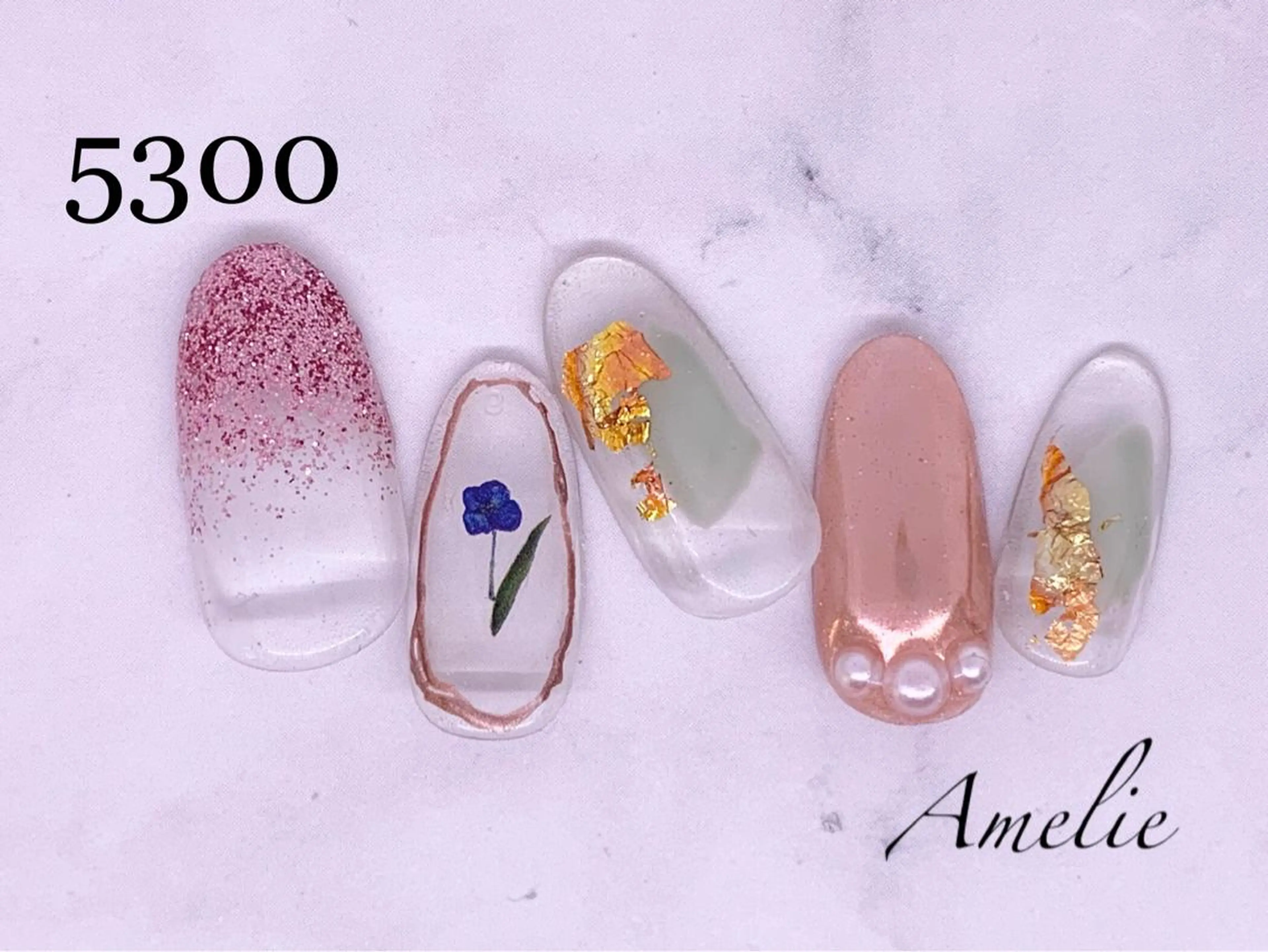 ネイル ハンドネイル いちじゅう あおいのネイルデザイン