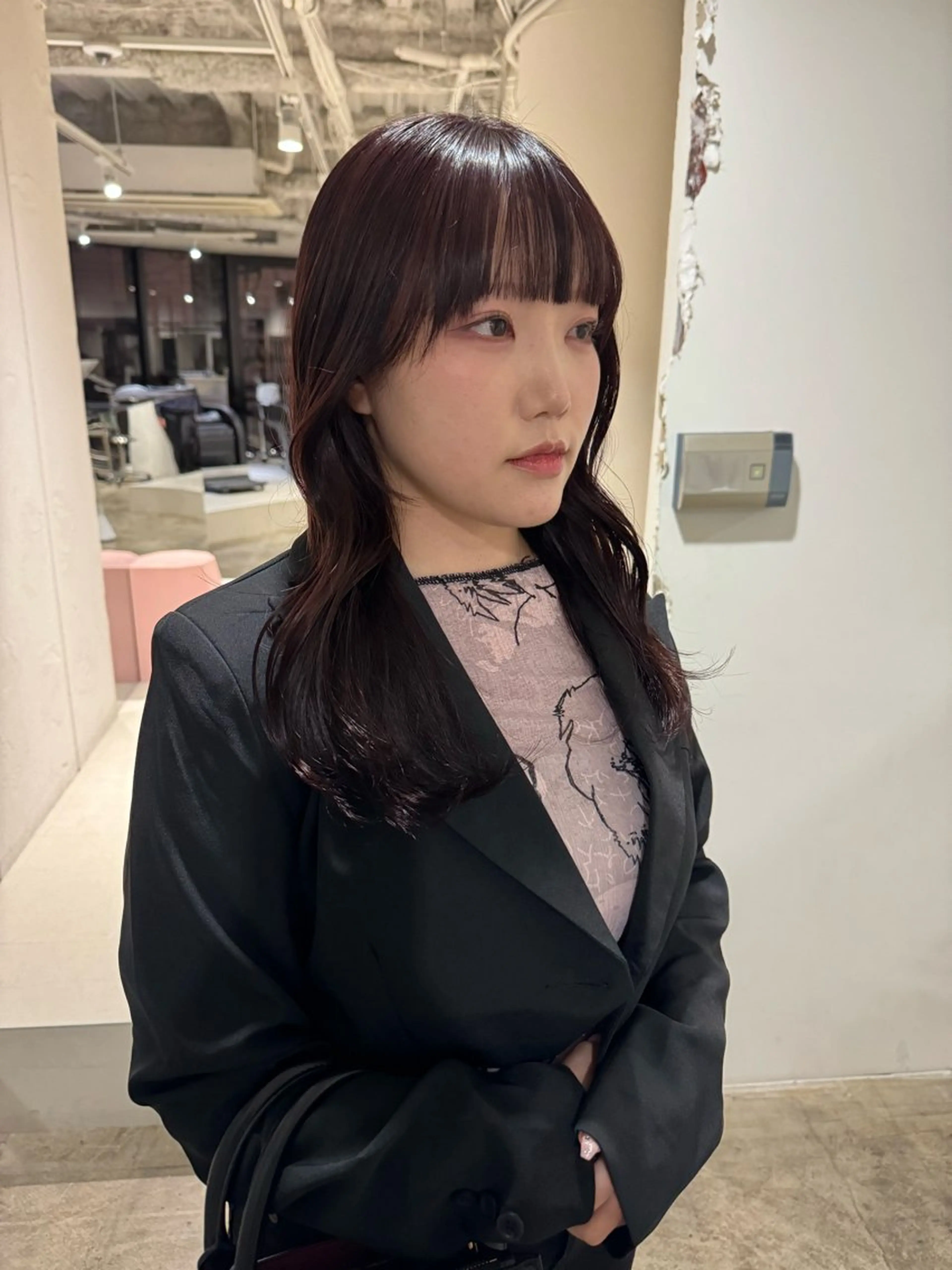 ロング カット ヘアカラー トリートメント AIKA /大阪美容室のヘアスタイル