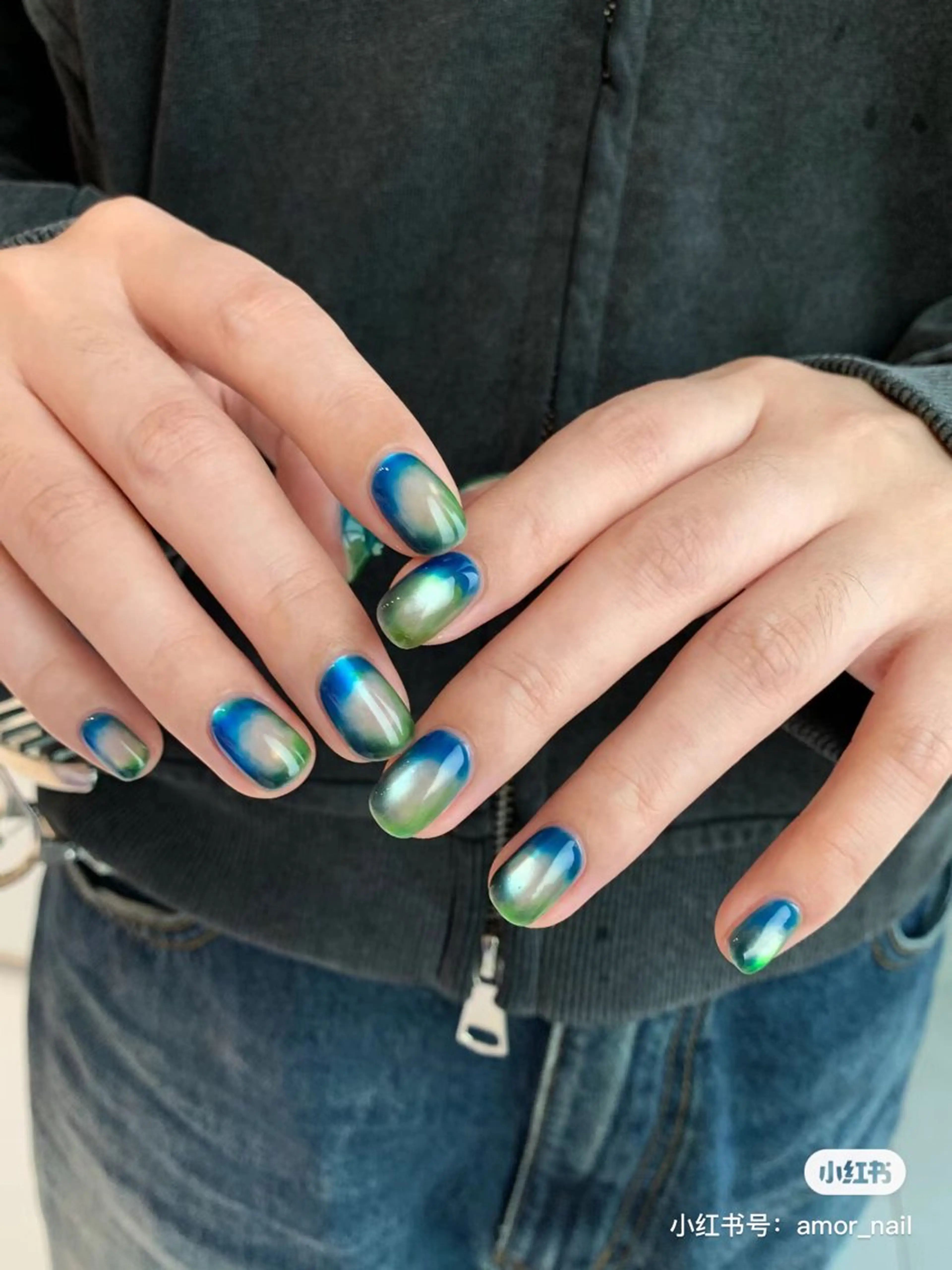 ネイル マグネットネイル ハンドネイル 谷口 雪のネイルデザイン