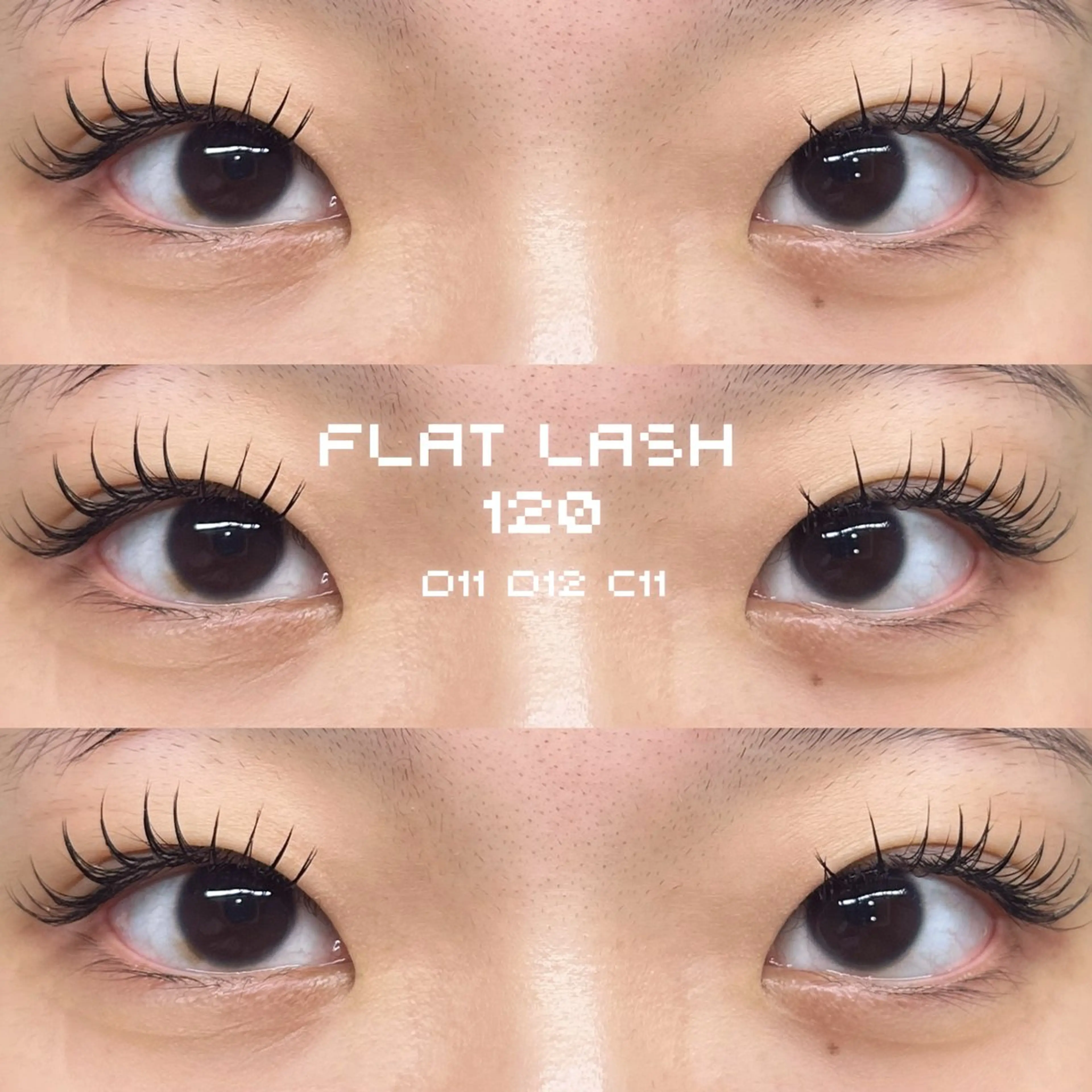 【🎀エクステ🎀】フラットラッシュ120本✨トリートメント♪の写真