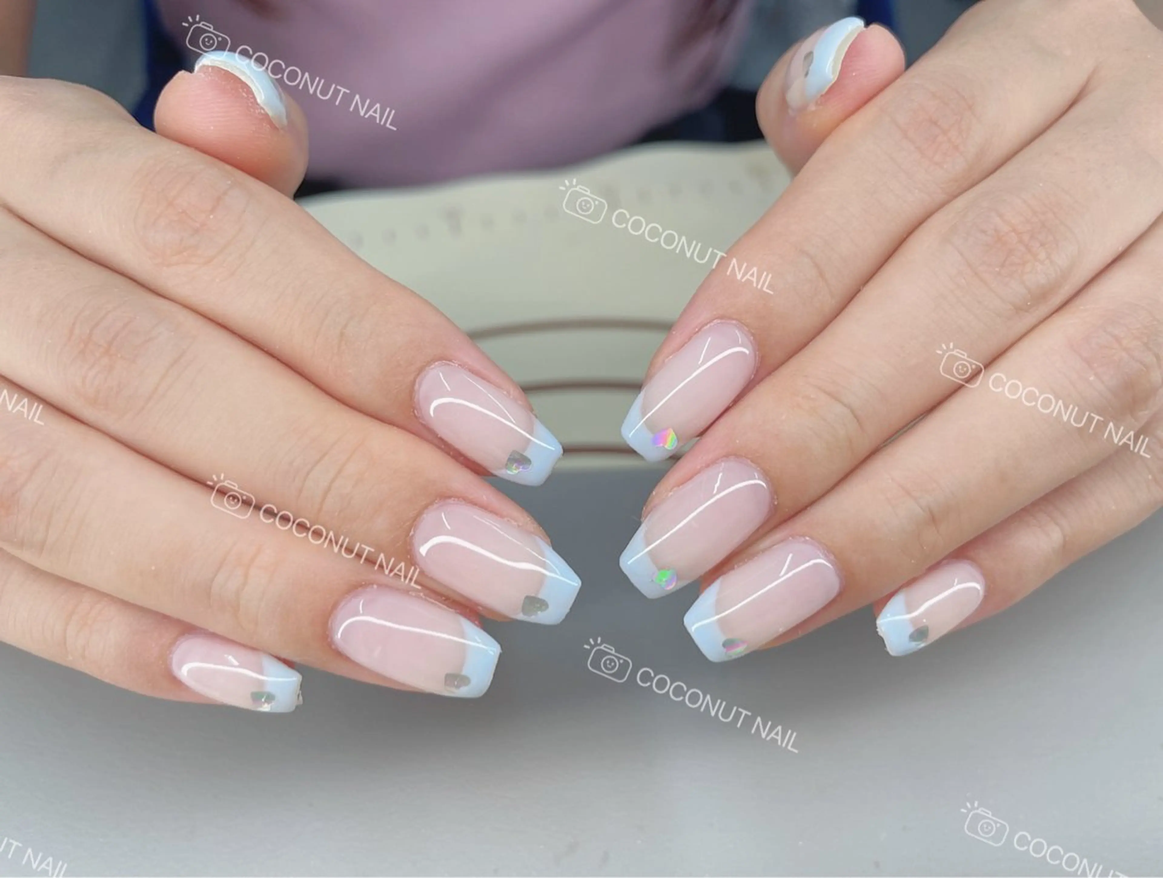 ネイル ハンドネイル 神田 ココナッツのネイルデザイン