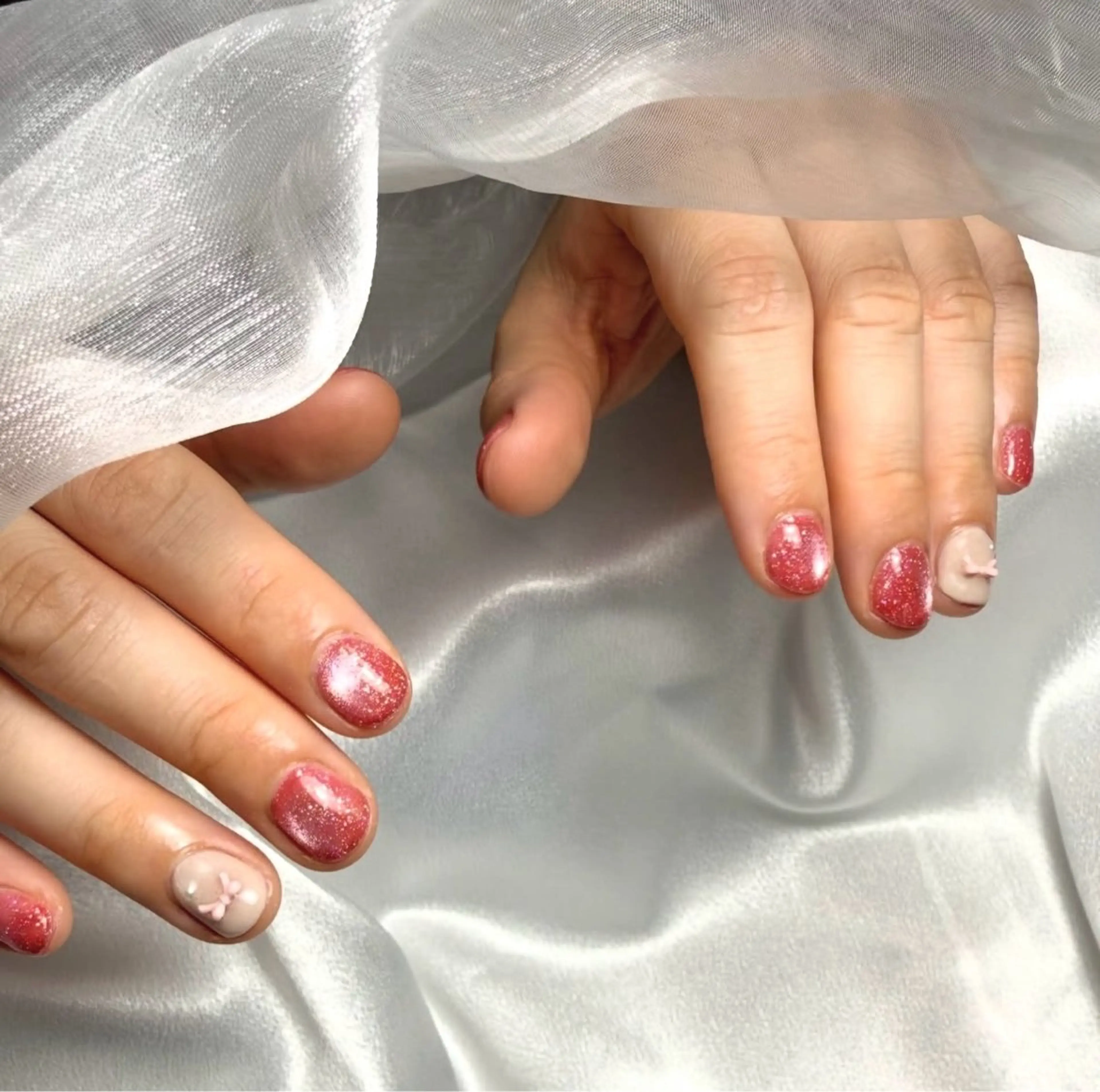 ネイル フラッシュネイル フラッシュマグ マグネットネイル M _nailのネイルデザイン